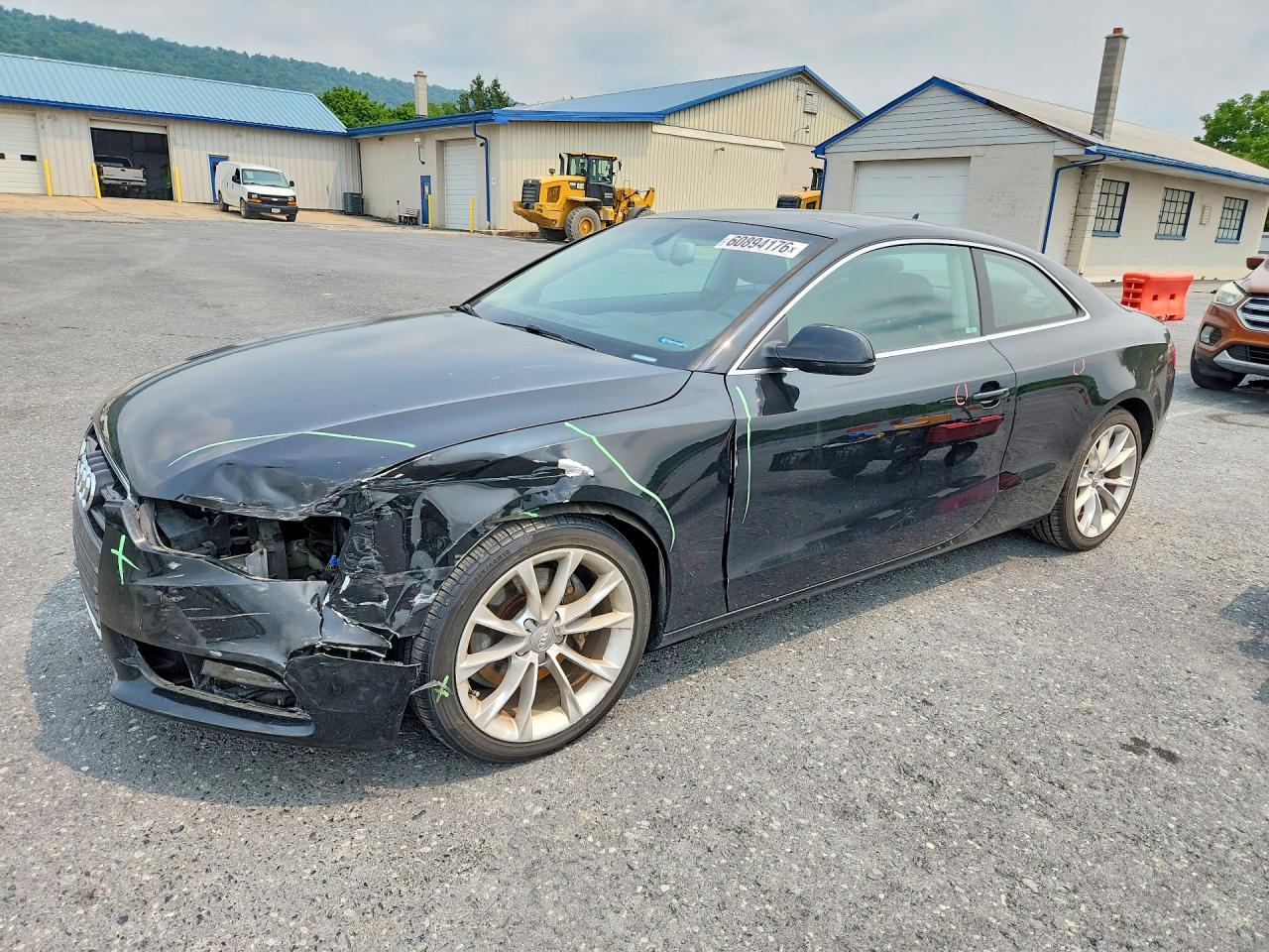 2013 Audi A5 Premium Plus Black vin: WAULFAFR5DA070324