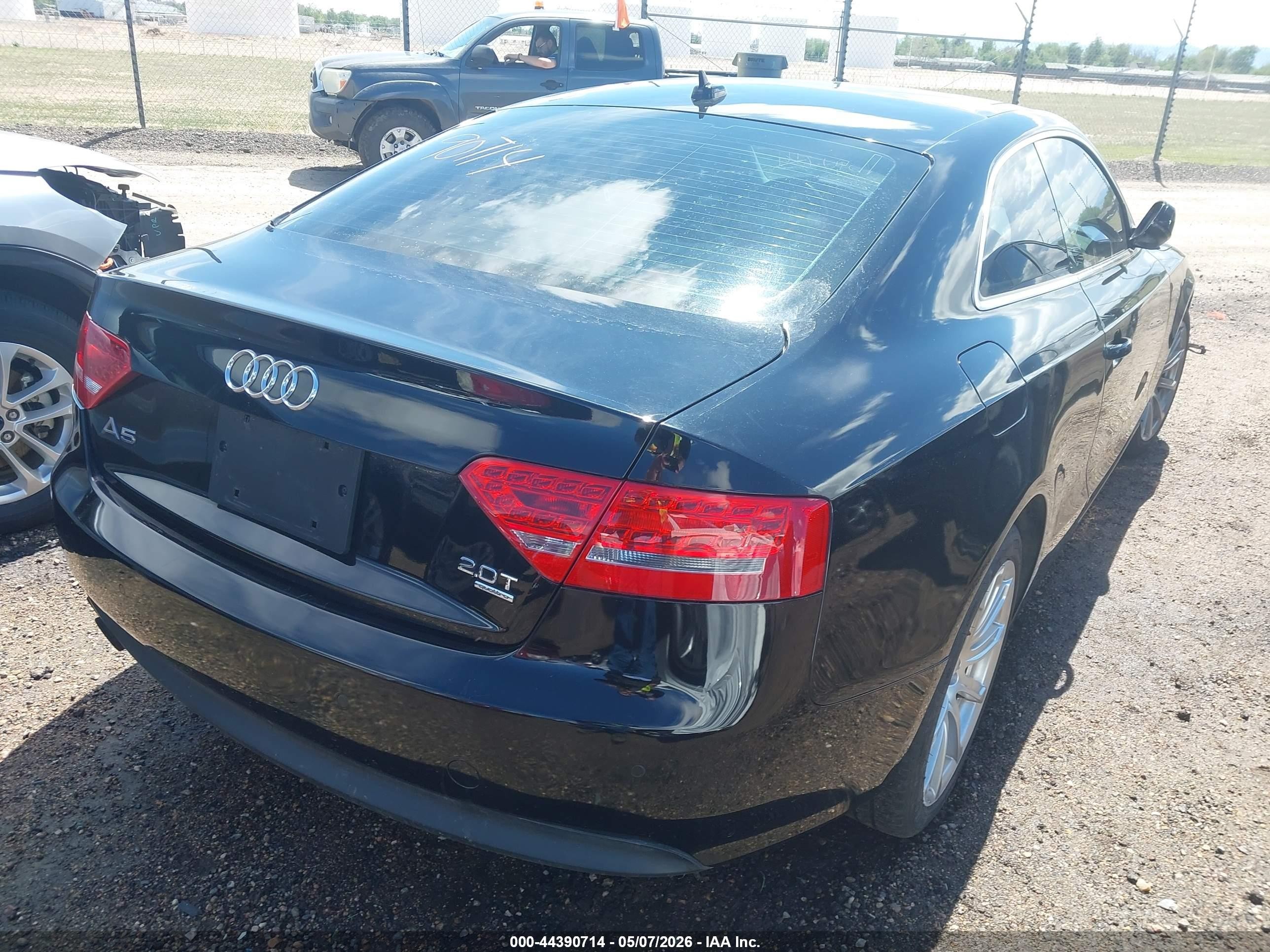 2011 Audi A5 2.0t Premium Black vin: WAULFAFR6BA034042
