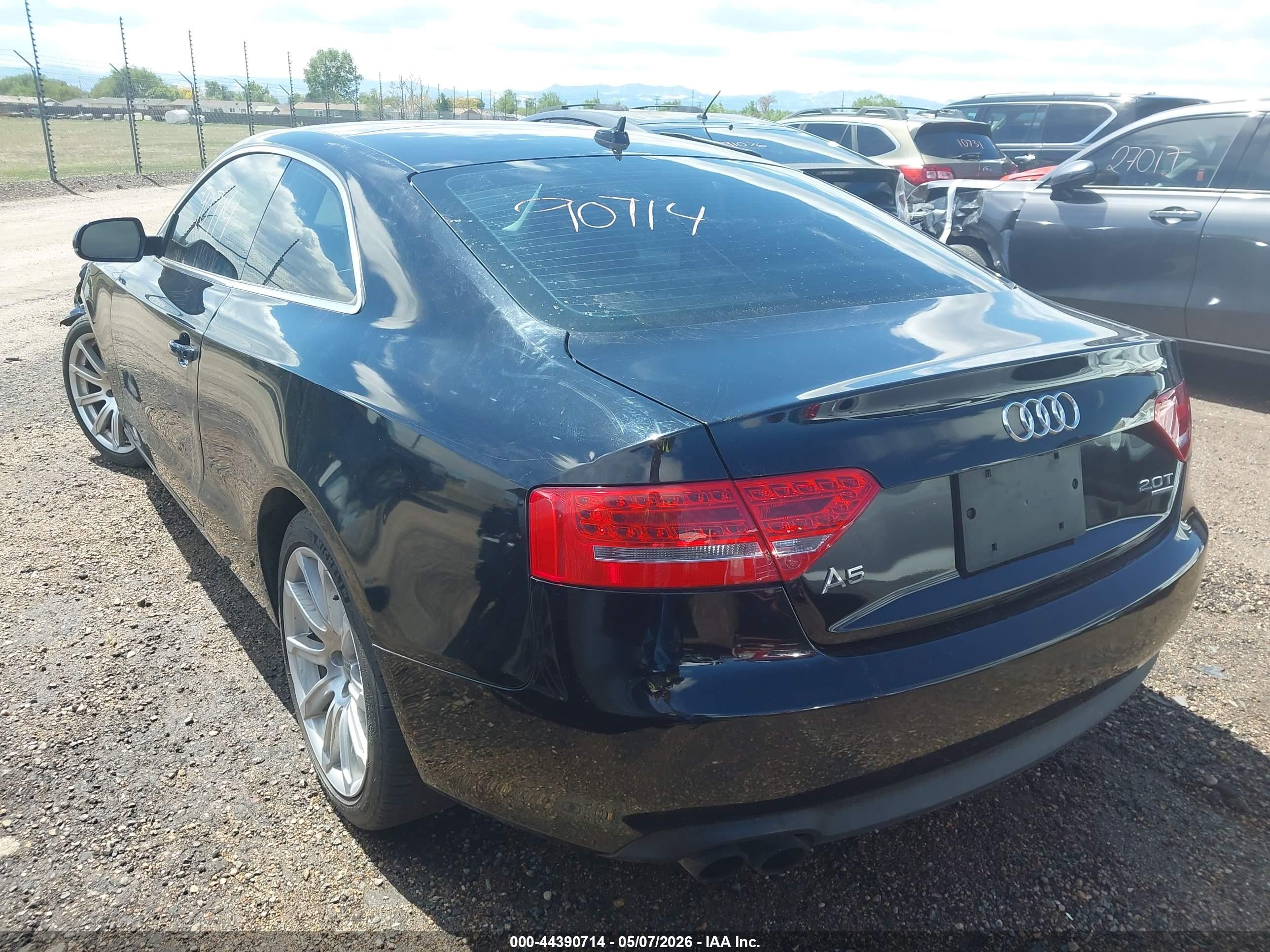 2011 Audi A5 2.0t Premium Black vin: WAULFAFR6BA034042
