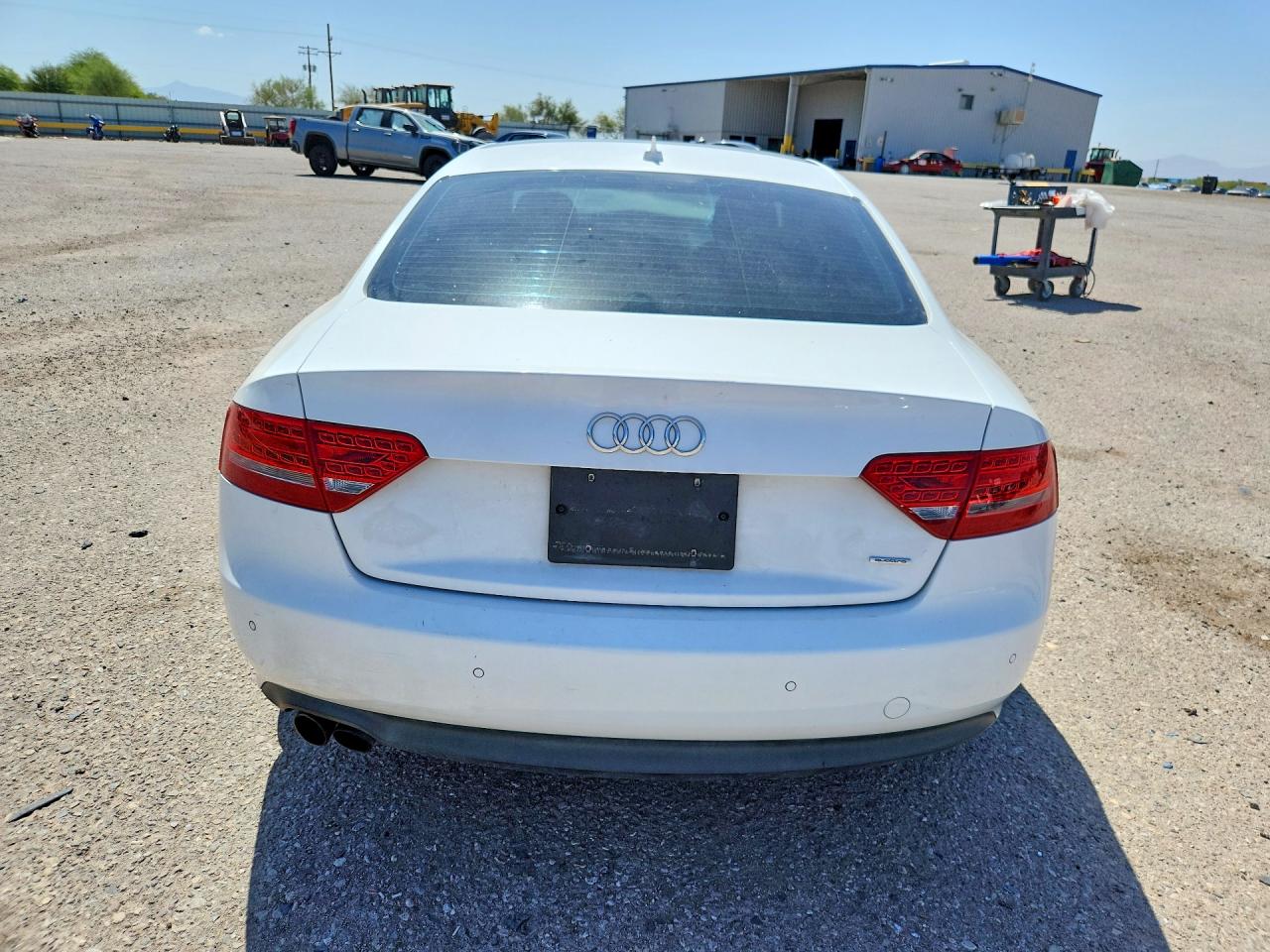 2012 Audi A5 Premium Plus White vin: WAULFAFR6CA016089