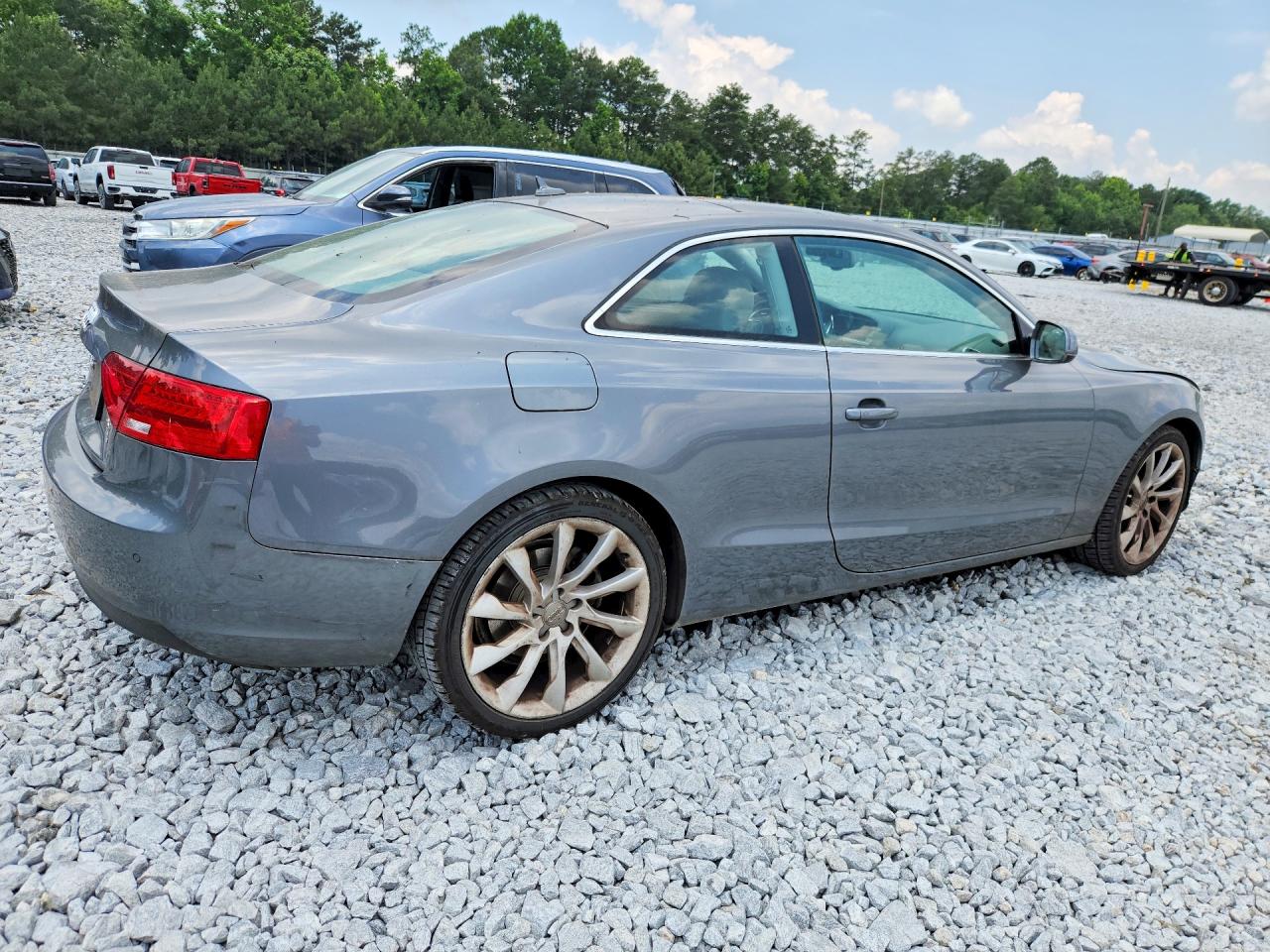 2014 Audi A5 Premium Plus Gray vin: WAULFAFR6EA024518