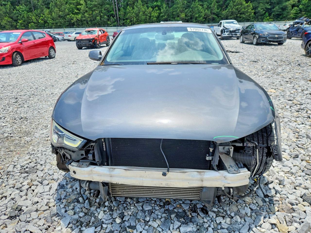 2014 Audi A5 Premium Plus Gray vin: WAULFAFR6EA024518
