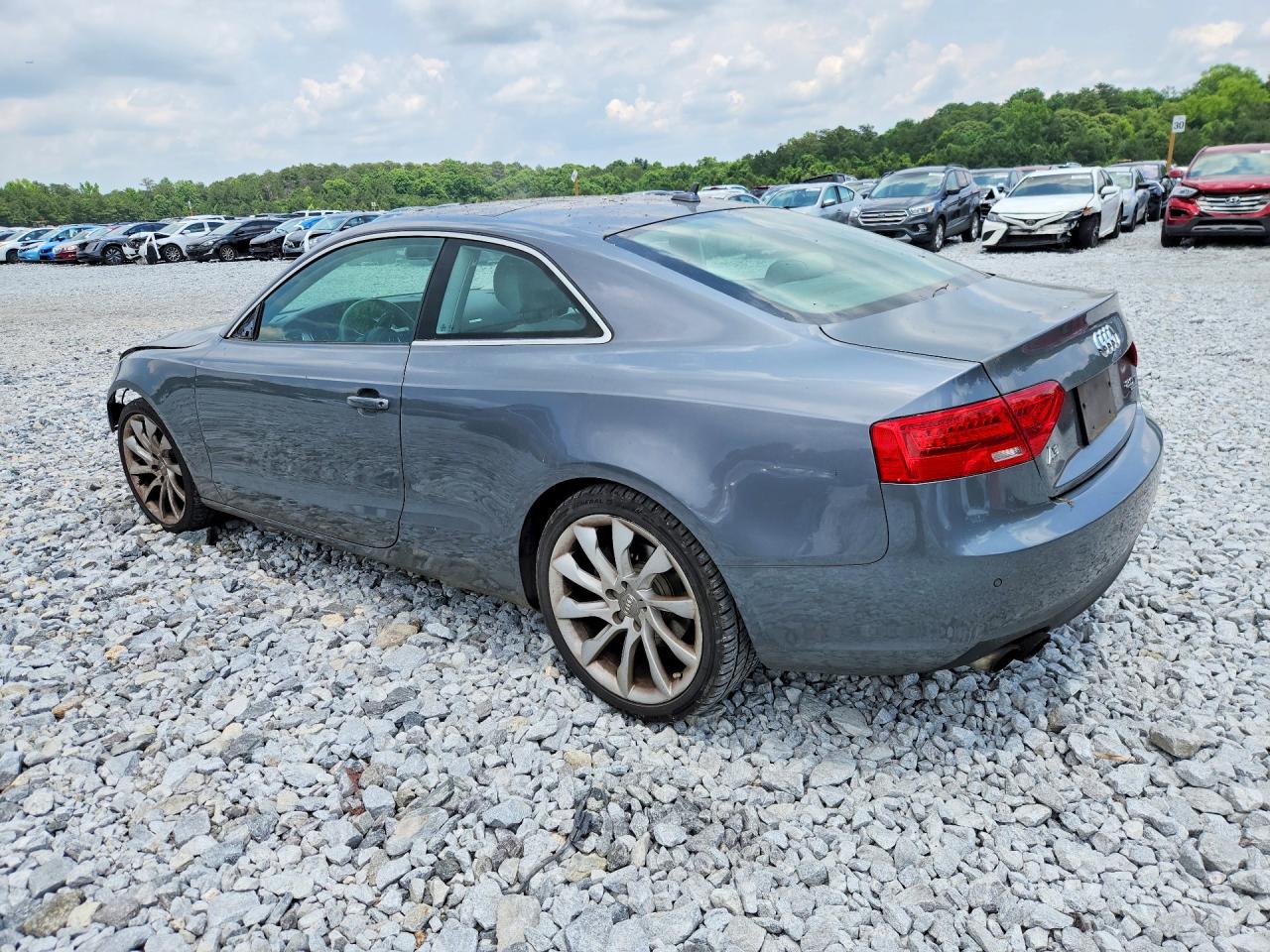 2014 Audi A5 Premium Plus Gray vin: WAULFAFR6EA024518