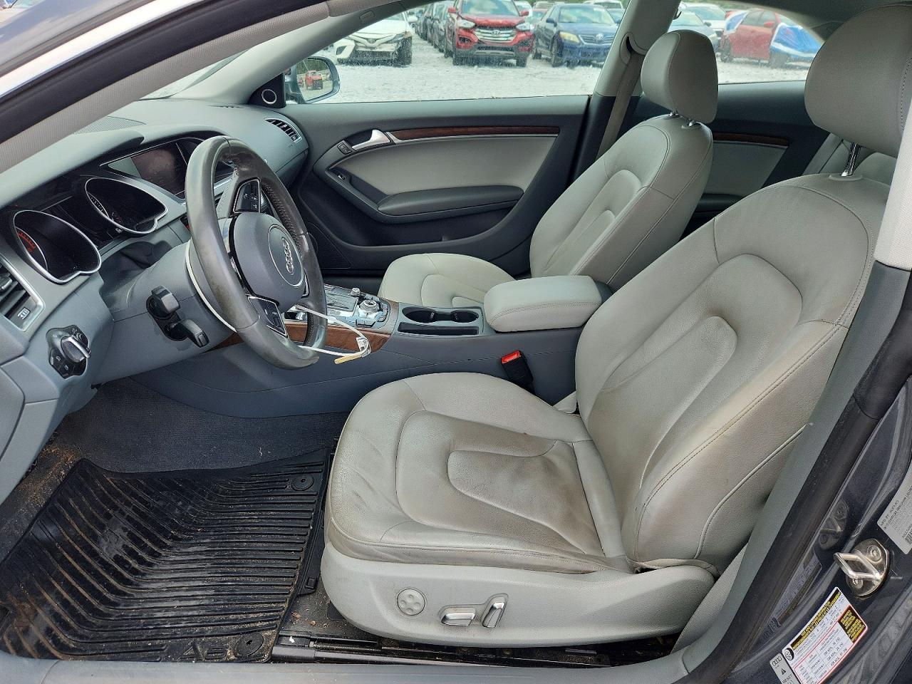 2014 Audi A5 Premium Plus Gray vin: WAULFAFR6EA024518