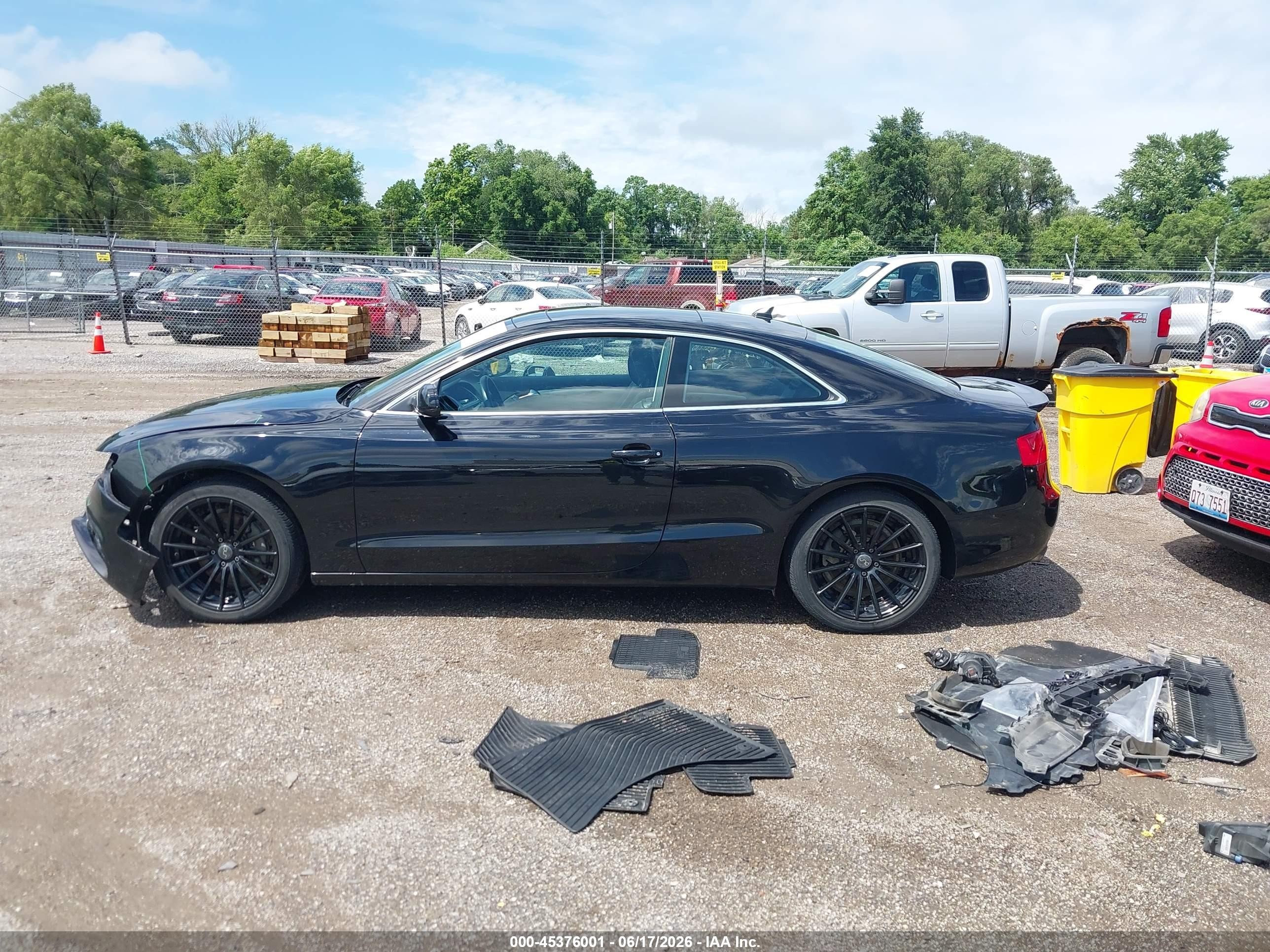 2014 Audi A5 2.0t Premium Black vin: WAULFAFR6EA024888