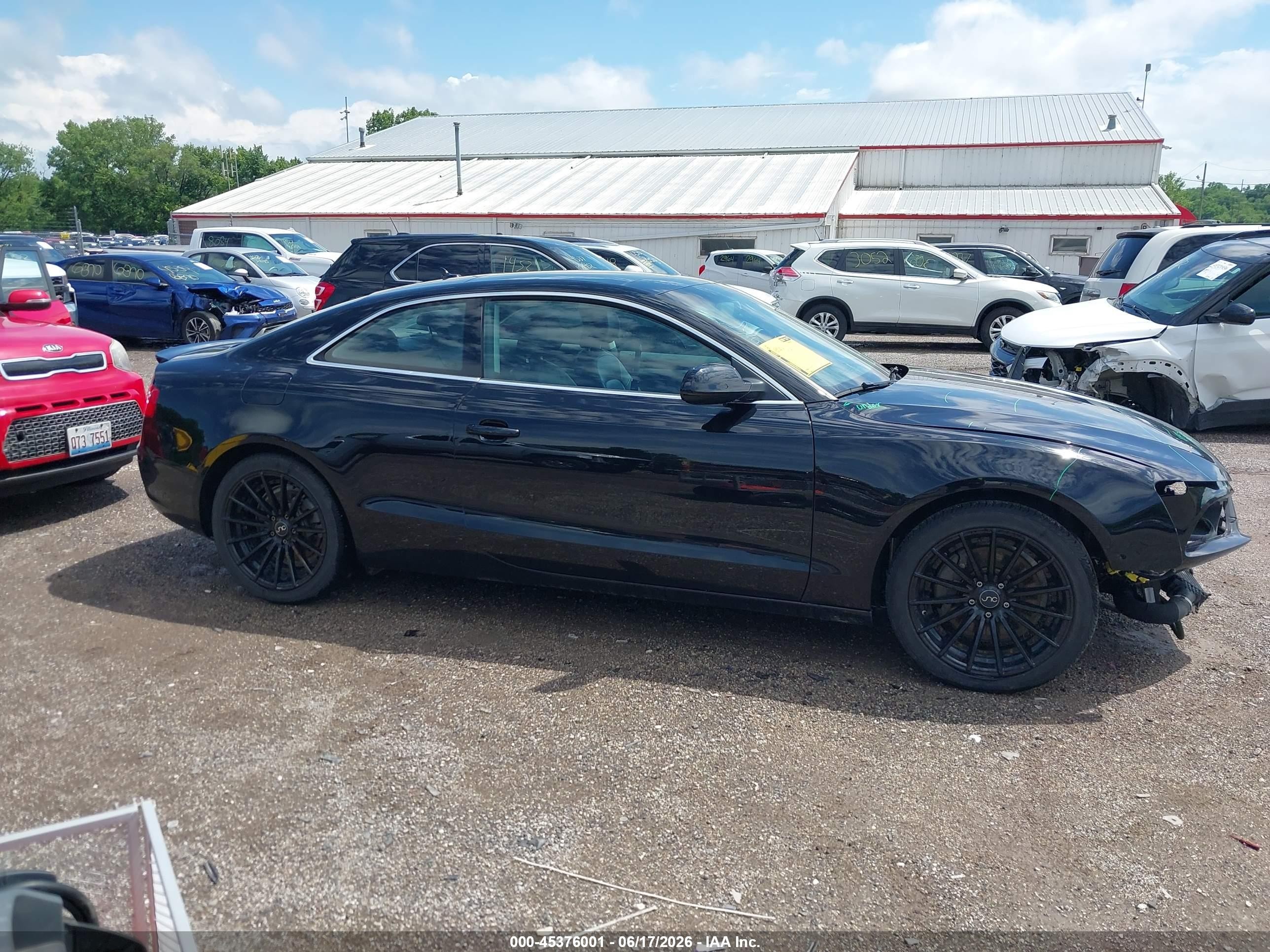 2014 Audi A5 2.0t Premium Black vin: WAULFAFR6EA024888