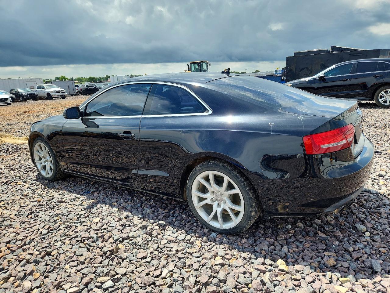 2012 Audi A5 Premium Plus Black vin: WAULFAFR7CA019129