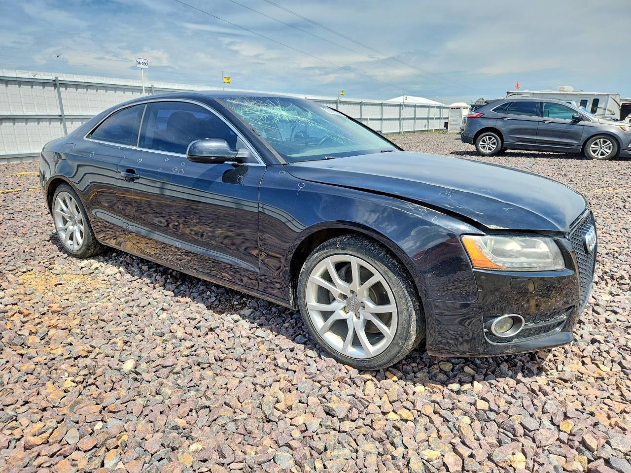 2012 Audi A5 Premium Plus Black vin: WAULFAFR7CA019129