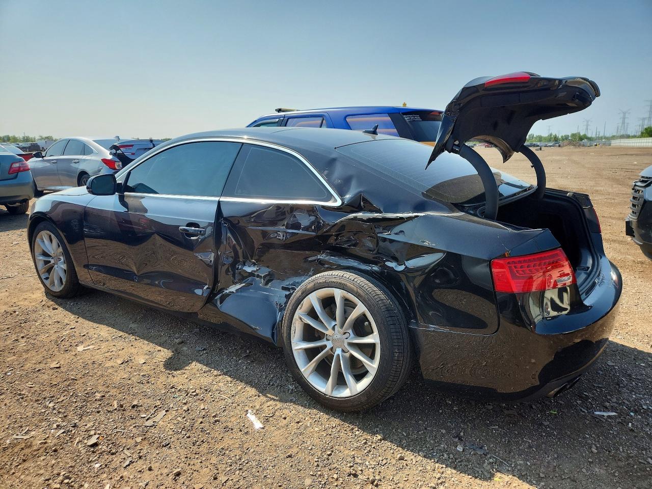 2013 Audi A5 Premium Plus Black vin: WAULFAFR7DA020542