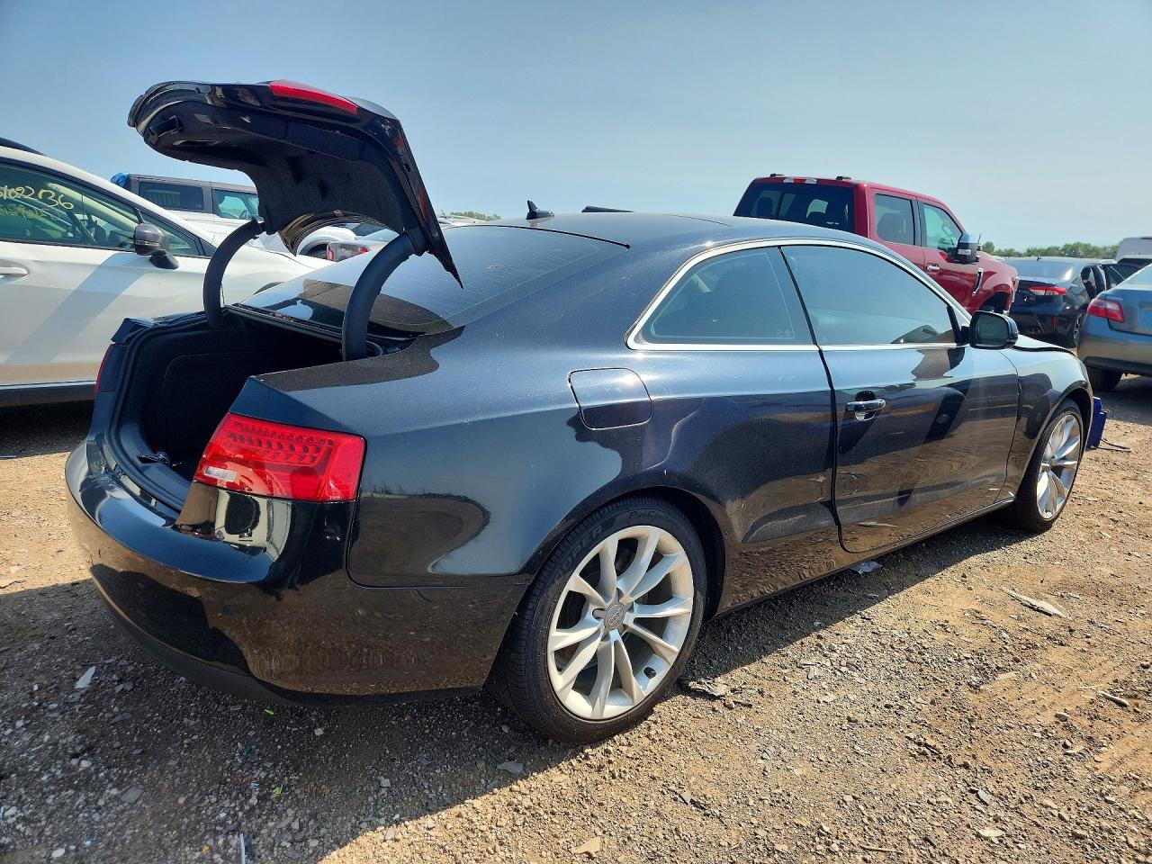 2013 Audi A5 Premium Plus Black vin: WAULFAFR7DA020542