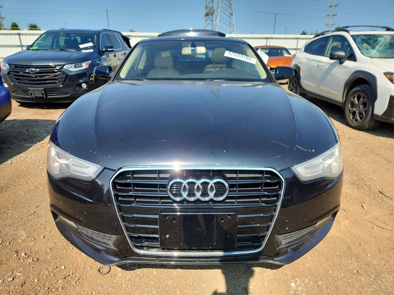 2013 Audi A5 Premium Plus Black vin: WAULFAFR7DA020542