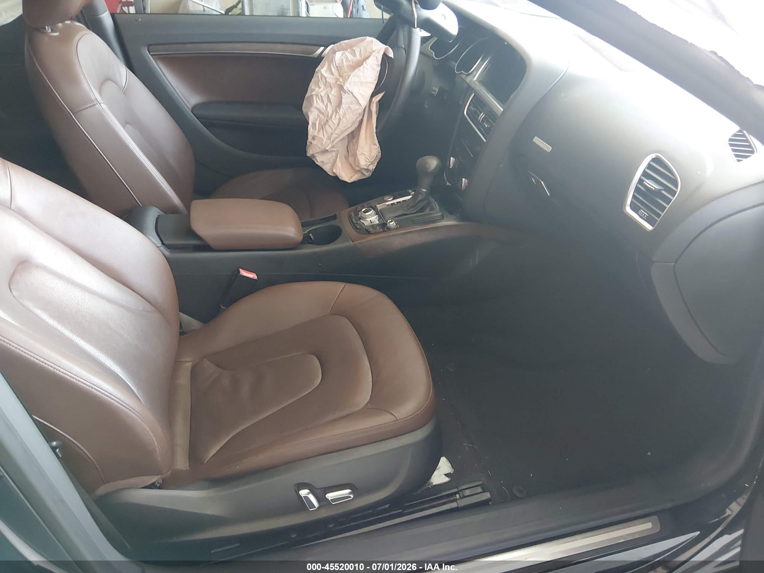 2013 Audi A5 2.0t Premium Black vin: WAULFAFR7DA057400