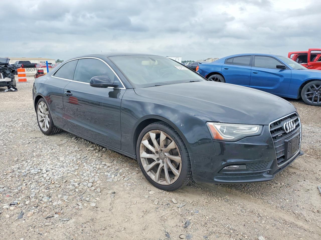 2014 Audi A5 Premium Plus Black vin: WAULFAFR7EA004312