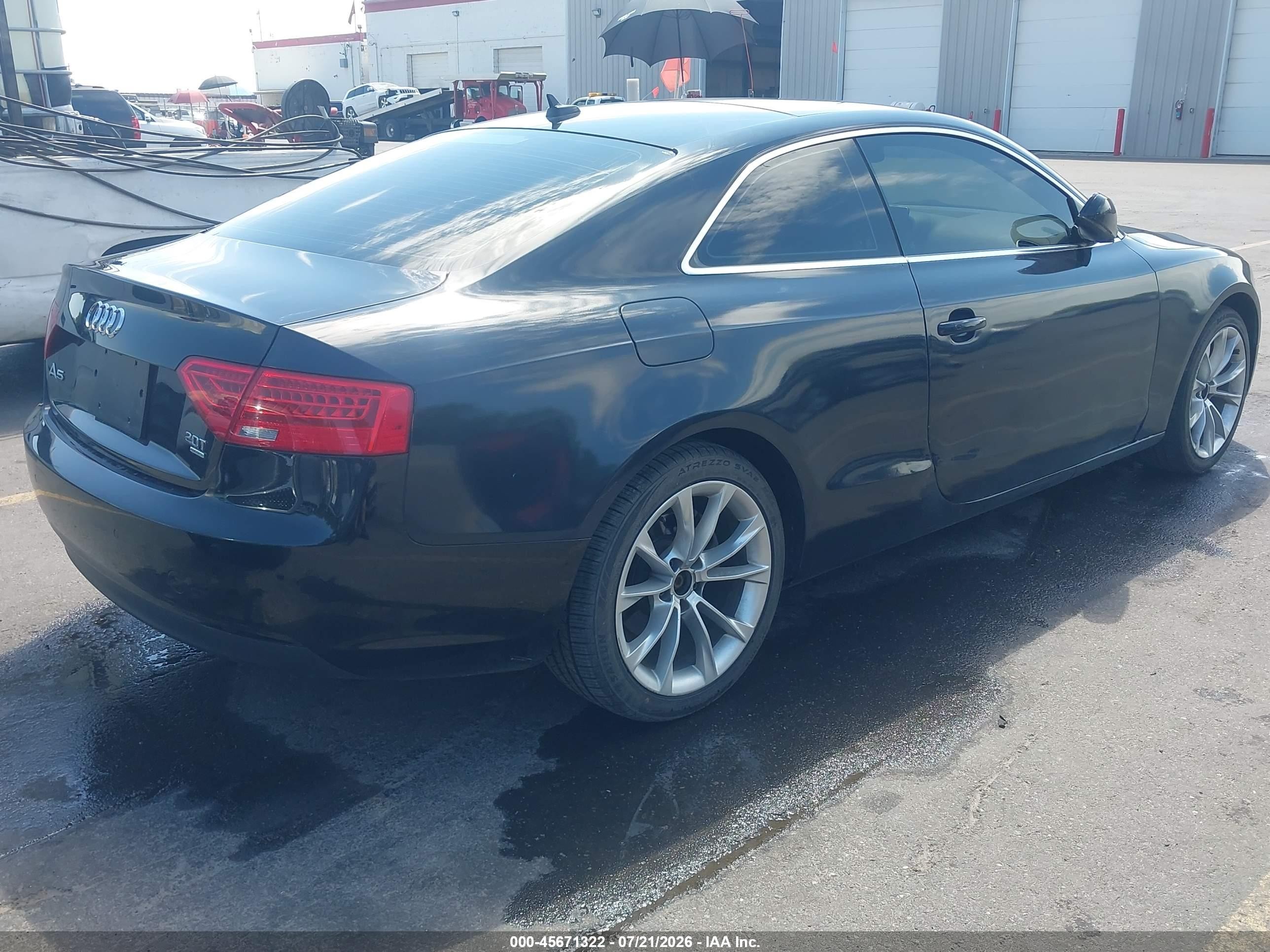 2014 Audi A5 2.0t Premium Black vin: WAULFAFR7EA011275