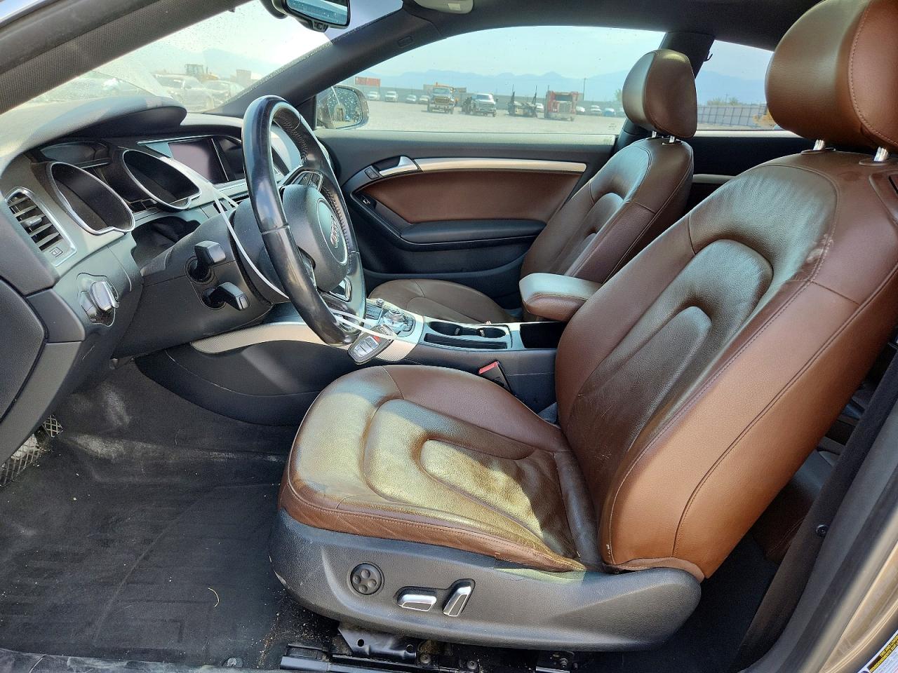 2014 Audi A5 Premium Plus Gray vin: WAULFAFR7EA038458