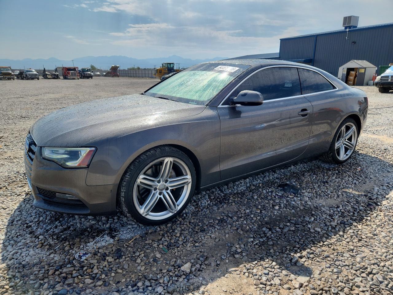 2014 Audi A5 Premium Plus Gray vin: WAULFAFR7EA038458