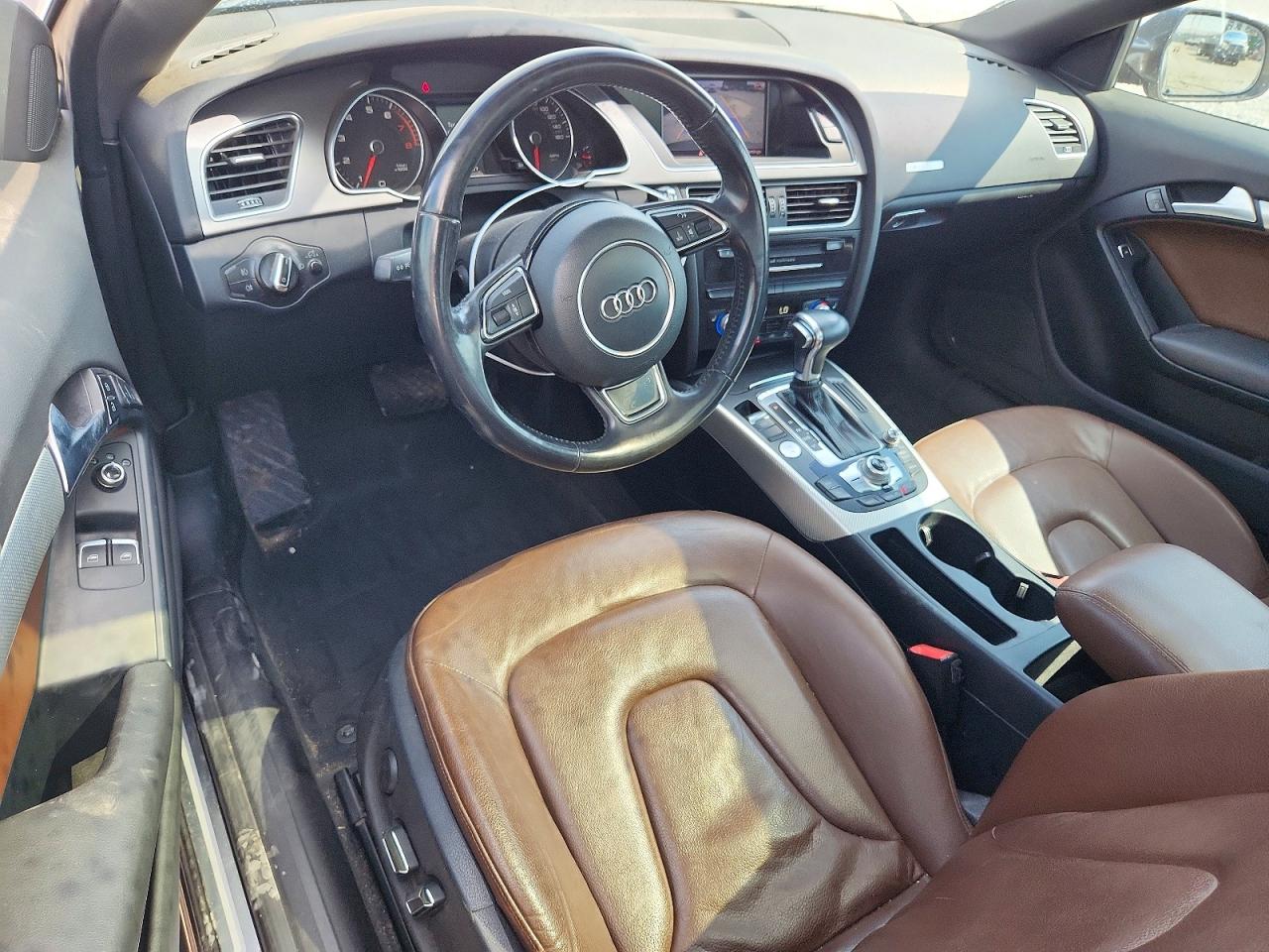 2014 Audi A5 Premium Plus Gray vin: WAULFAFR7EA038458