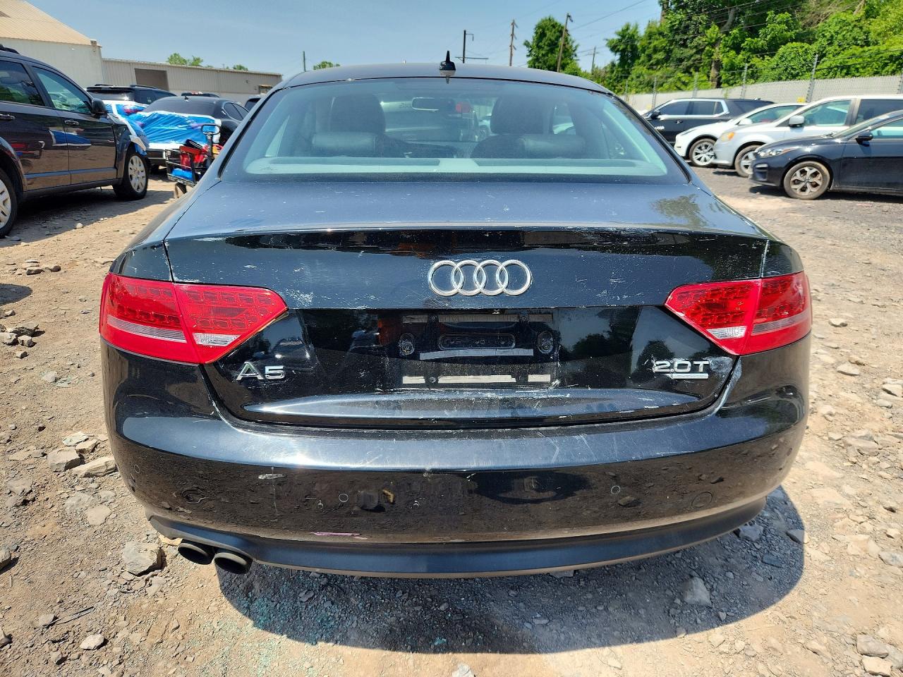 2011 Audi A5 Premium Plus Black vin: WAULFAFR8BA009143