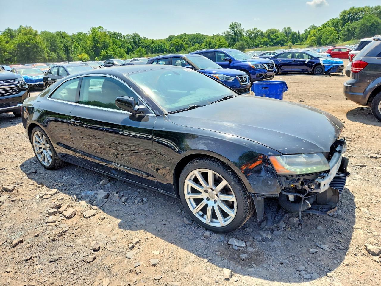 2011 Audi A5 Premium Plus Black vin: WAULFAFR8BA009143