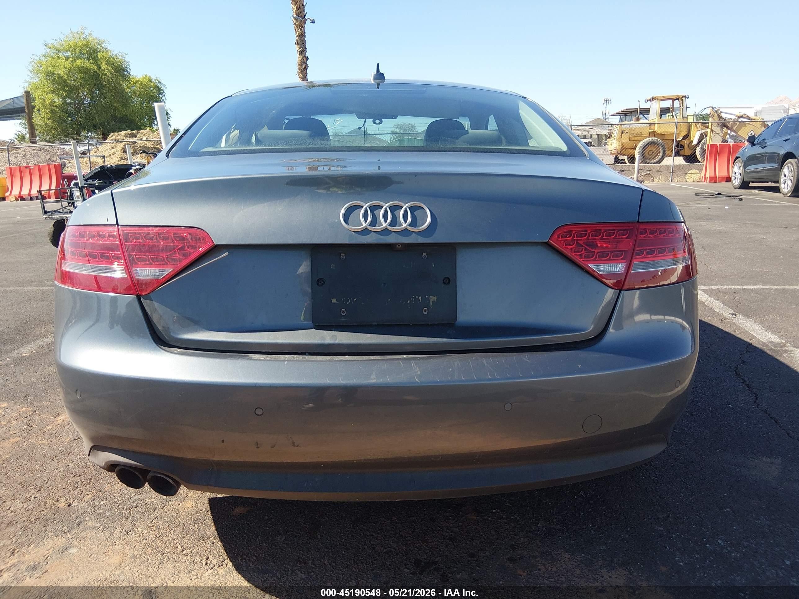 2012 Audi A5 2.0t Premium Gray vin: WAULFAFR8CA003084