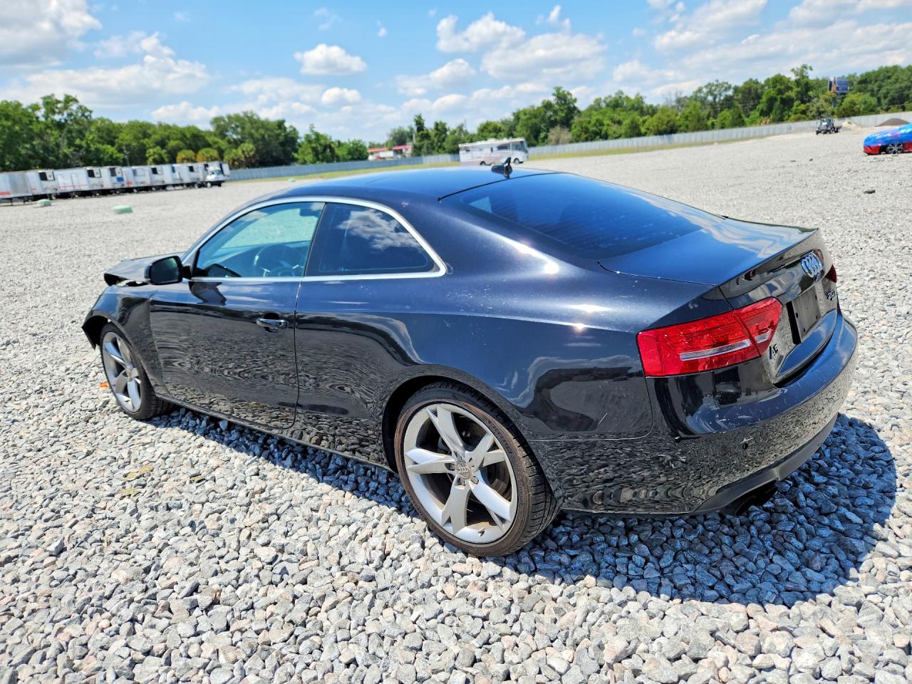 2012 Audi A5 Premium Plus Black vin: WAULFAFR8CA024193