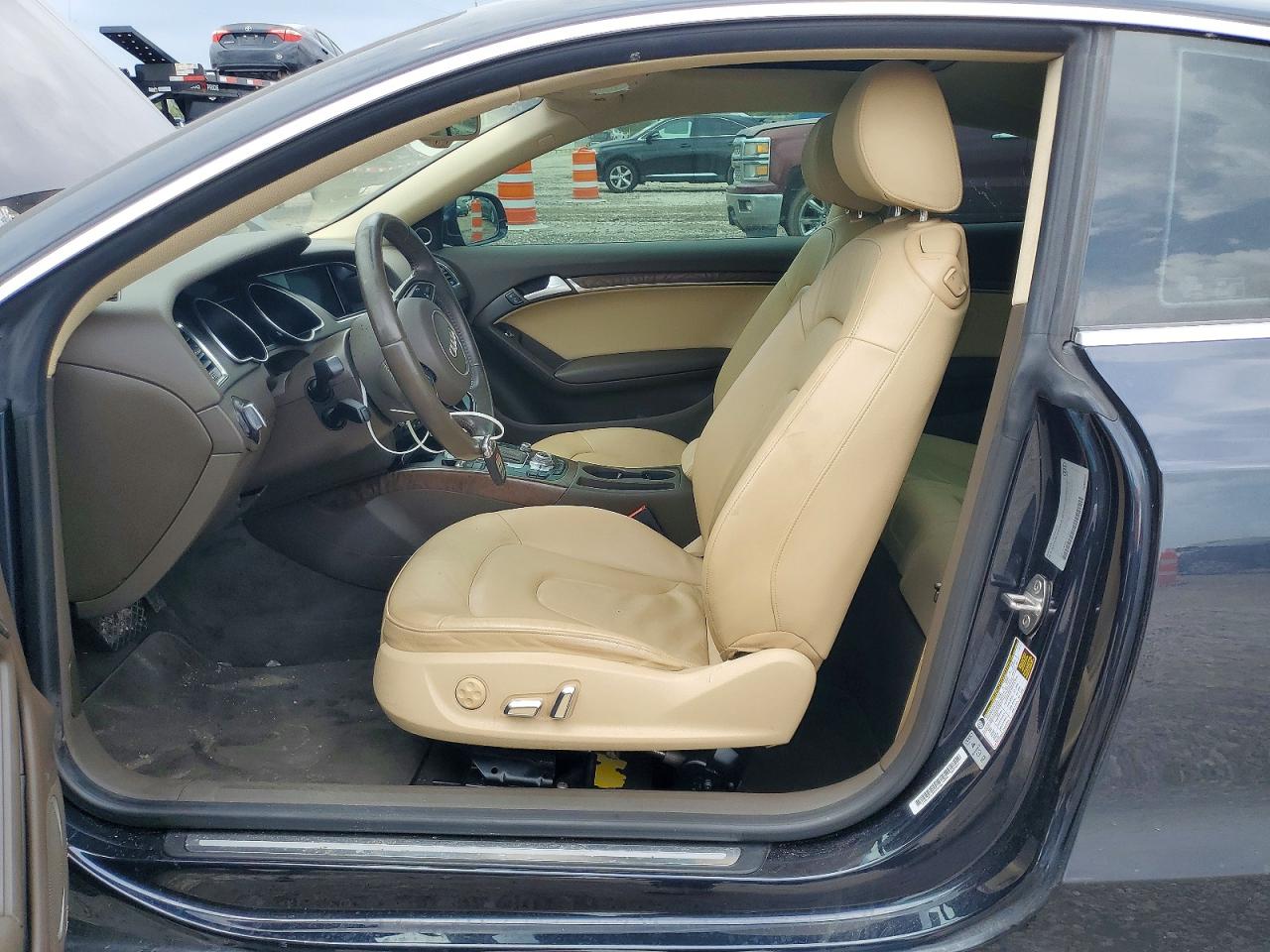 2014 Audi A5 Premium Plus Charcoal vin: WAULFAFR8EA009809