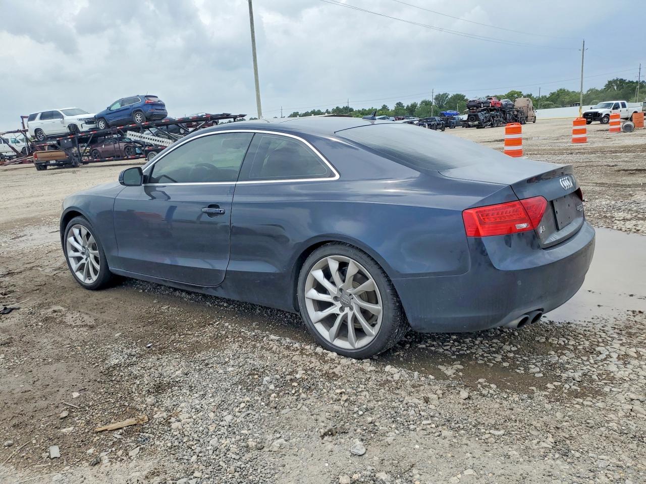 2014 Audi A5 Premium Plus Charcoal vin: WAULFAFR8EA009809