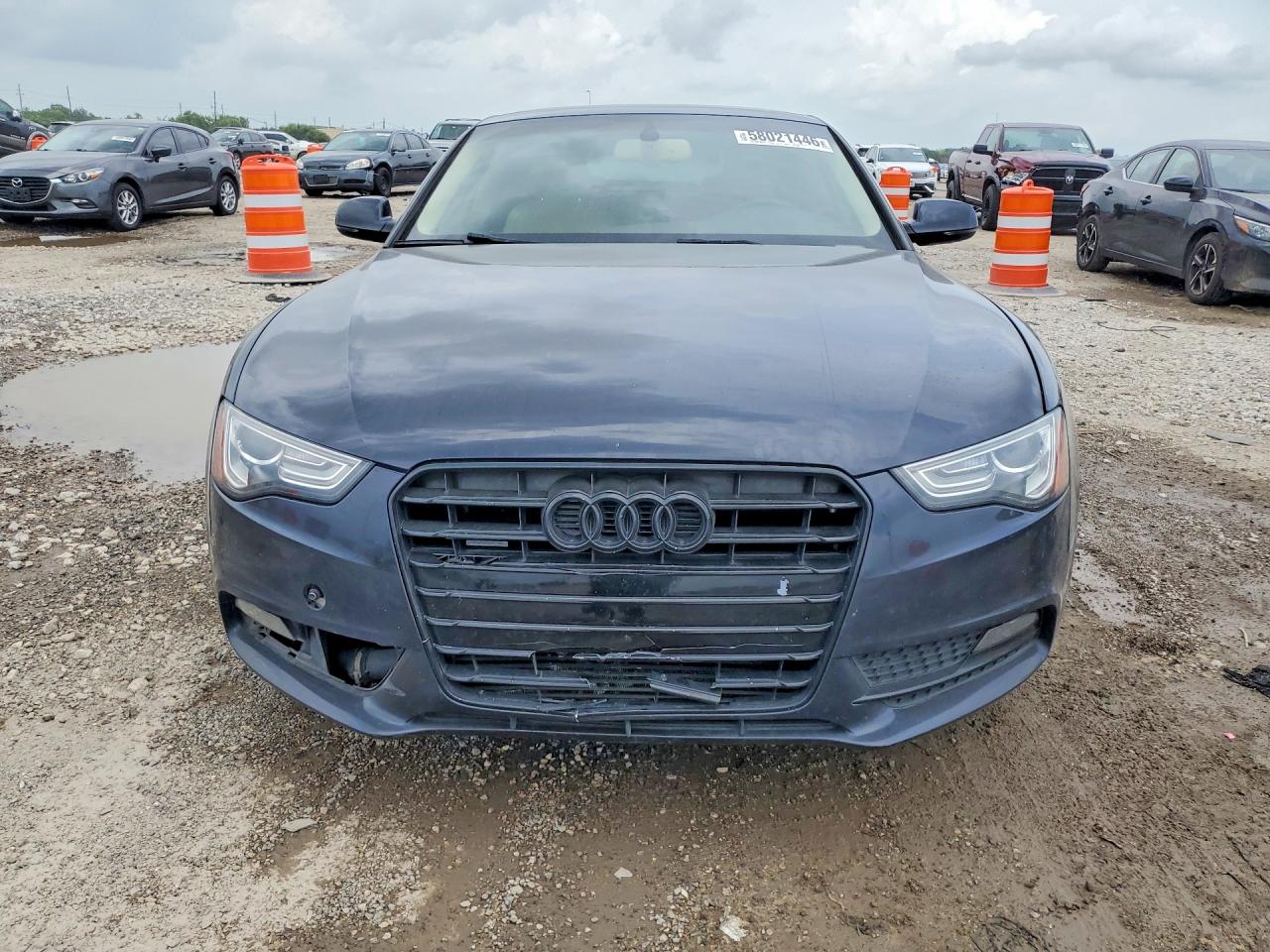2014 Audi A5 Premium Plus Charcoal vin: WAULFAFR8EA009809