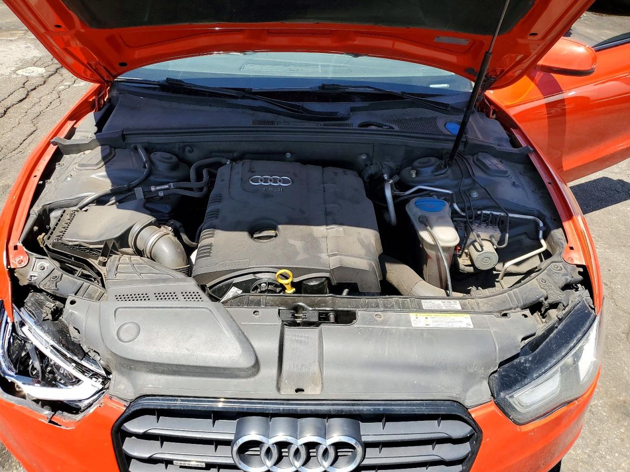 2014 Audi A5 Premium Plus Orange vin: WAULFAFR8EA061263