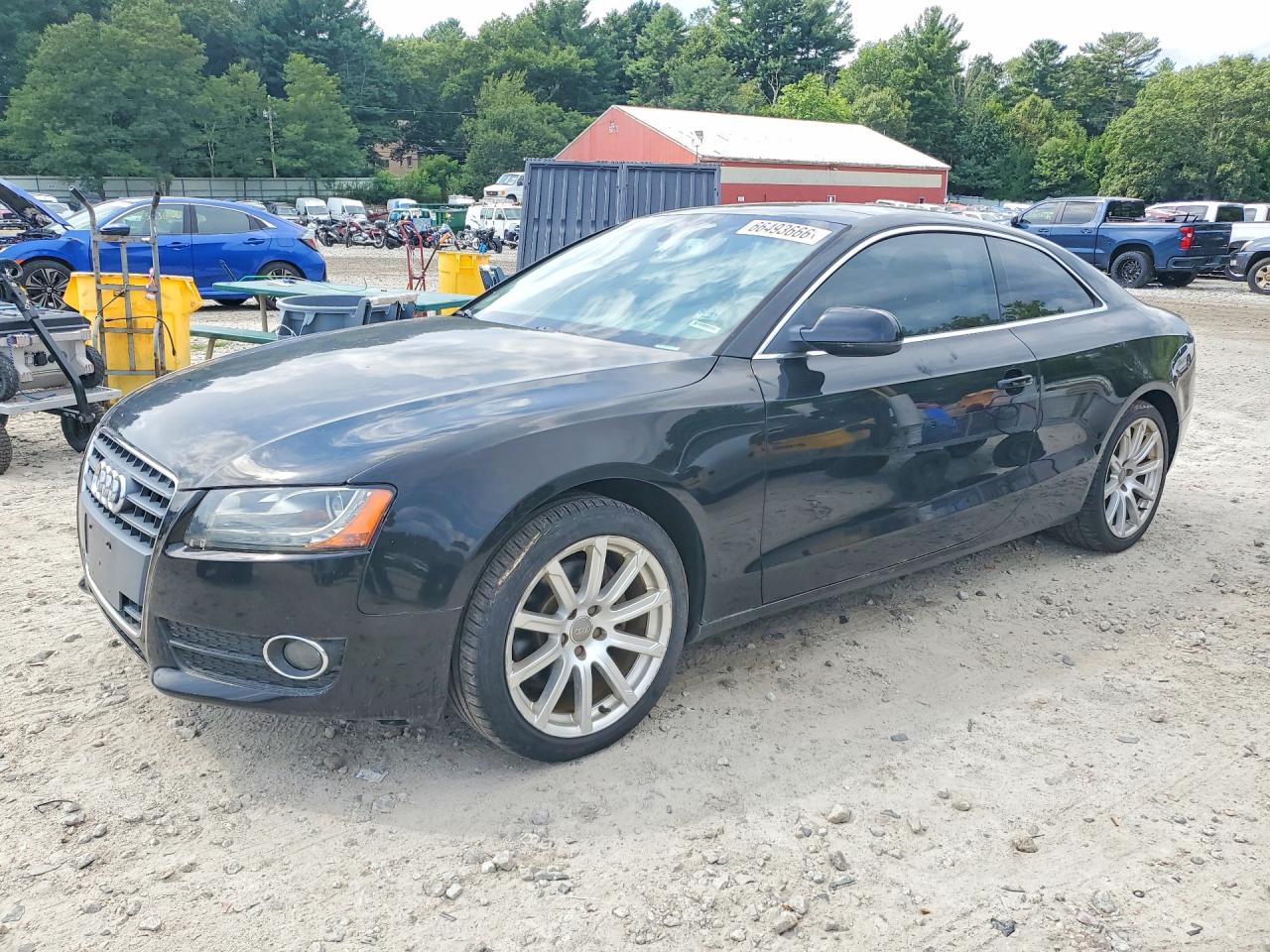 2011 Audi A5 Premium Plus Black vin: WAULFAFR9BA032348