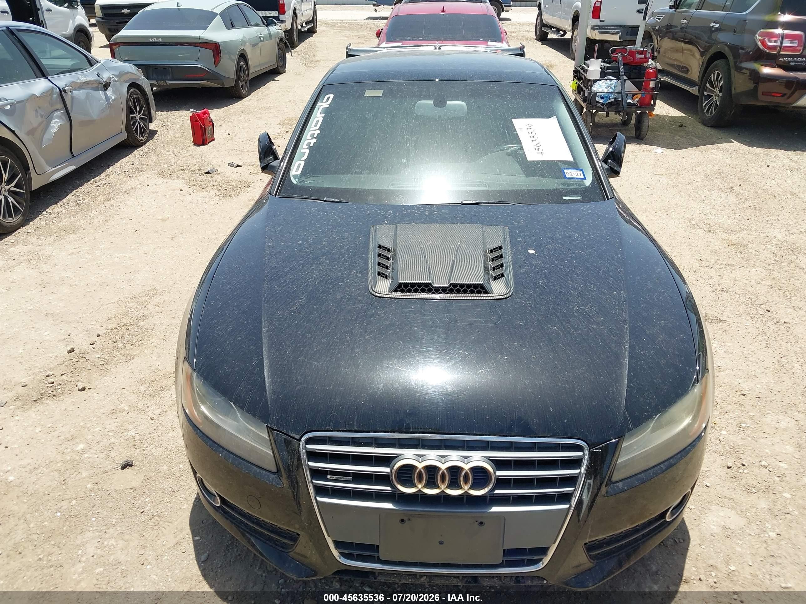 2011 Audi A5 2.0t Premium Black vin: WAULFAFR9BA075569