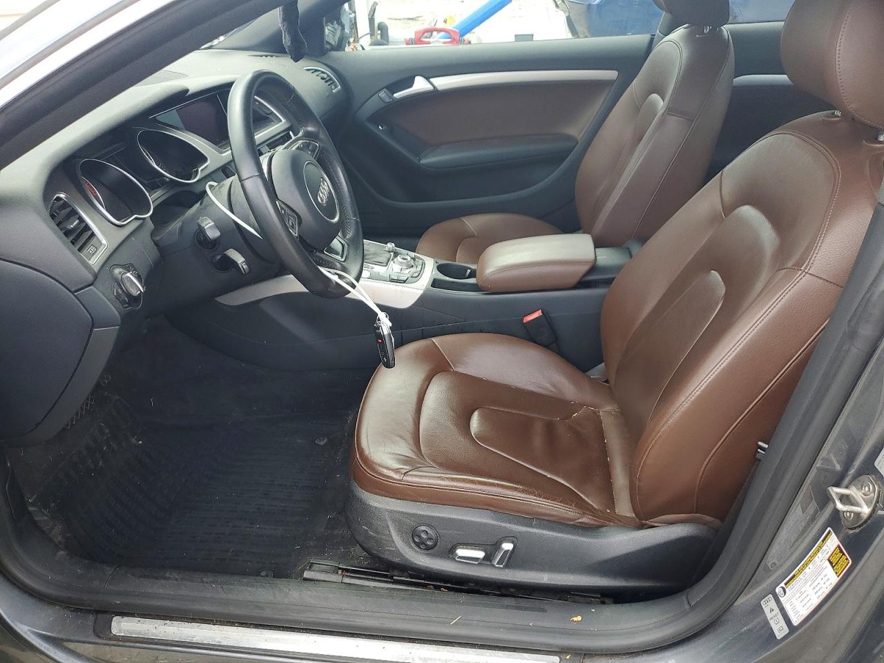 2013 Audi A5 Premium Plus Gray vin: WAULFAFR9DA077342