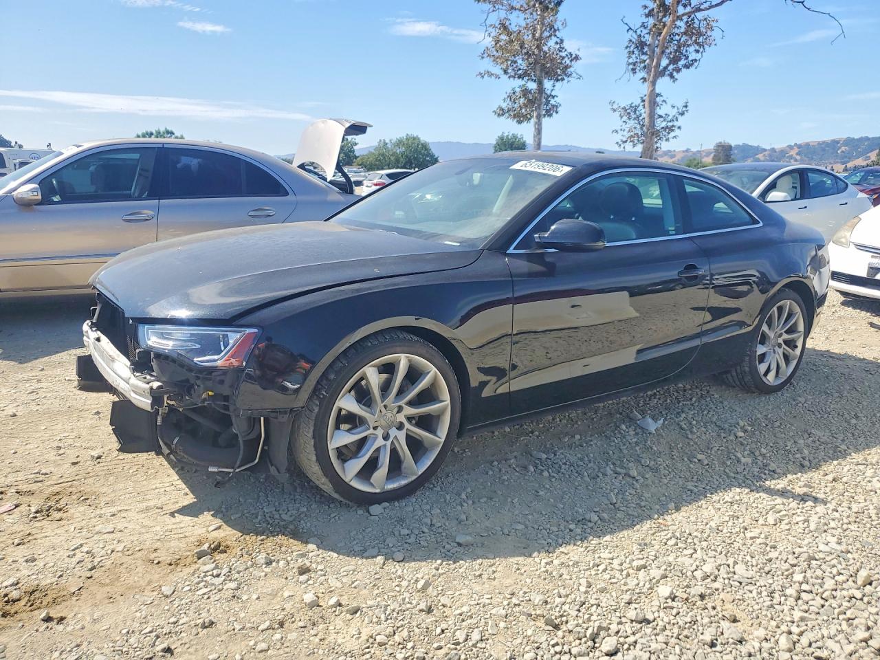 2014 Audi A5 Premium Plus Черный vin: WAULFAFR9EA031947