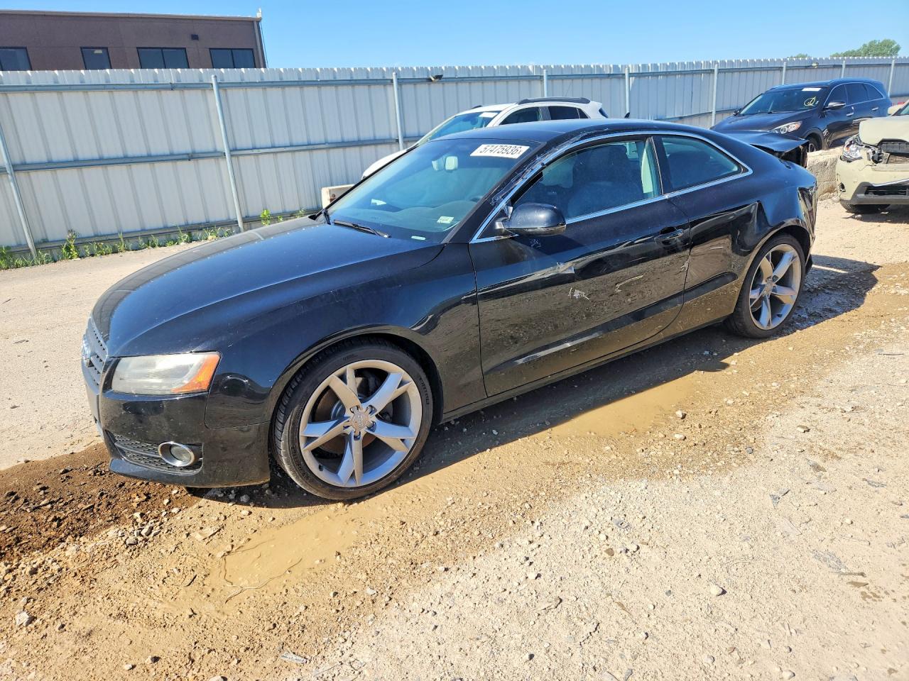 2012 Audi A5 Premium Plus Black vin: WAULFAFRXCA000719