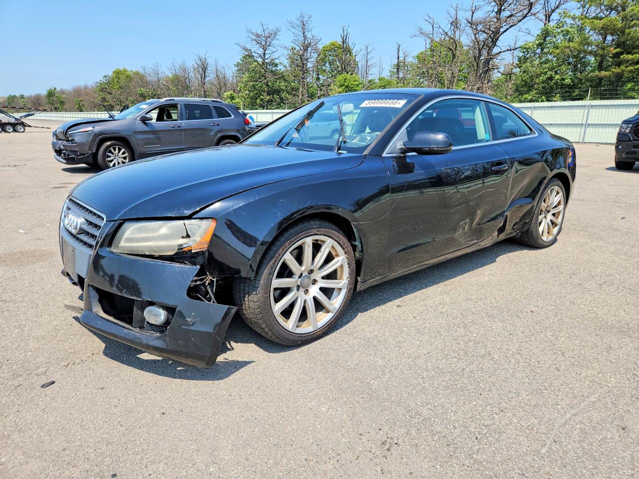 2012 Audi A5 Premium Plus Black vin: WAULFAFRXCA033607