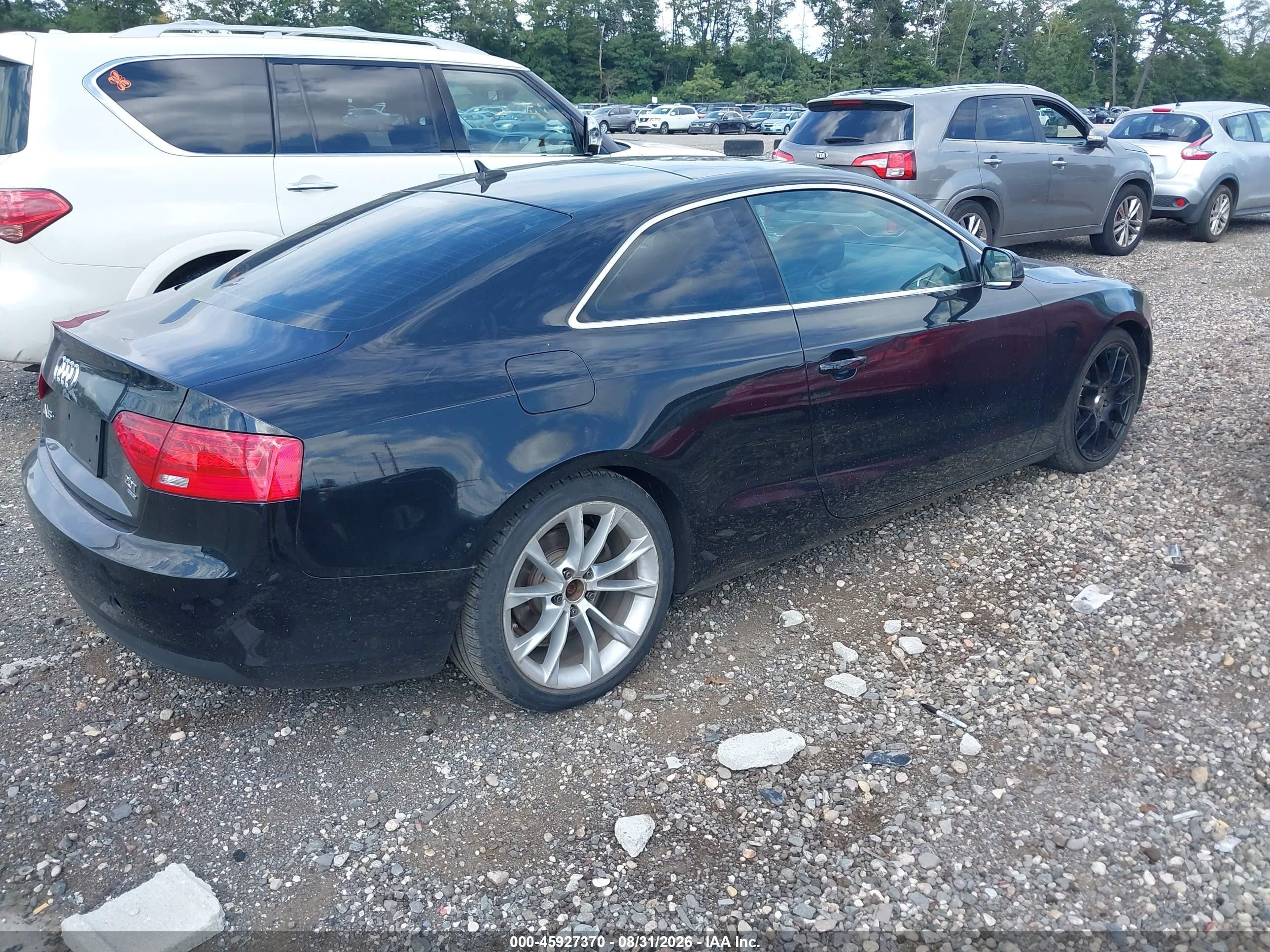 2013 Audi A5 2.0t Premium Black vin: WAULFAFRXDA002262