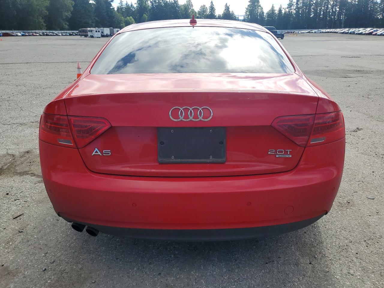 2013 Audi A5 Premium Plus Red vin: WAULFAFRXDA080282