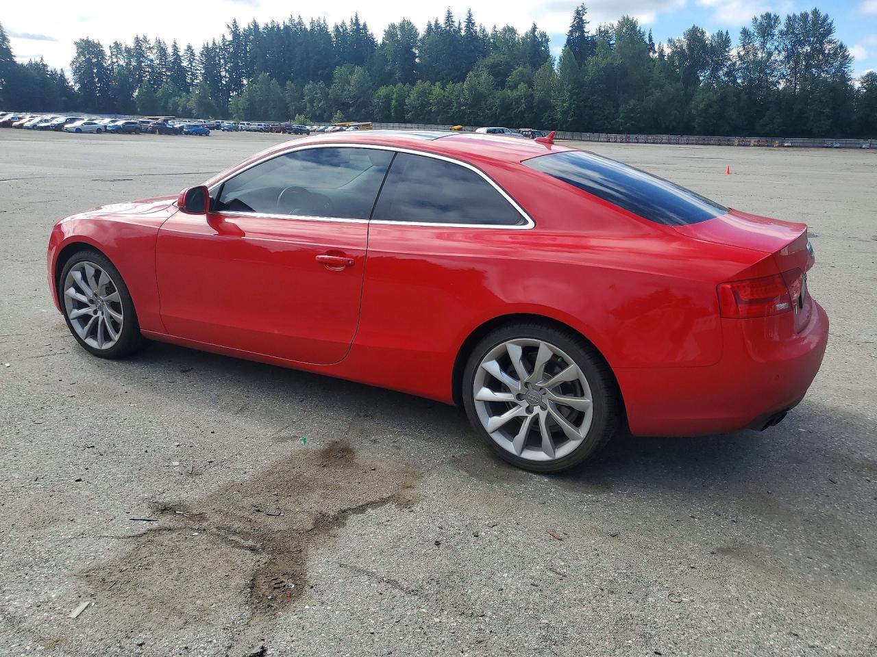 2013 Audi A5 Premium Plus Red vin: WAULFAFRXDA080282