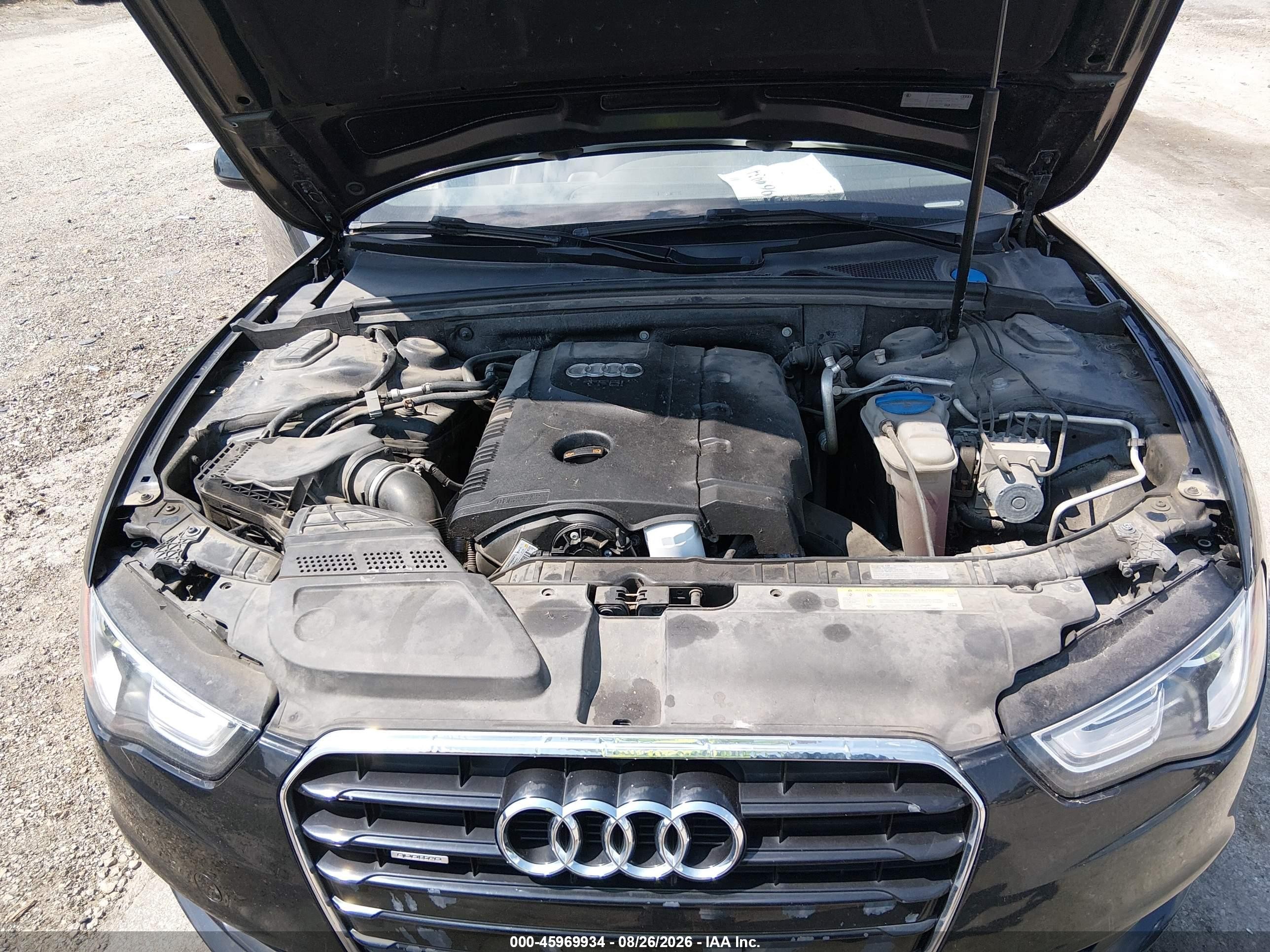 2013 Audi A5 2.0t Premium Black vin: WAULFAFRXDA080508