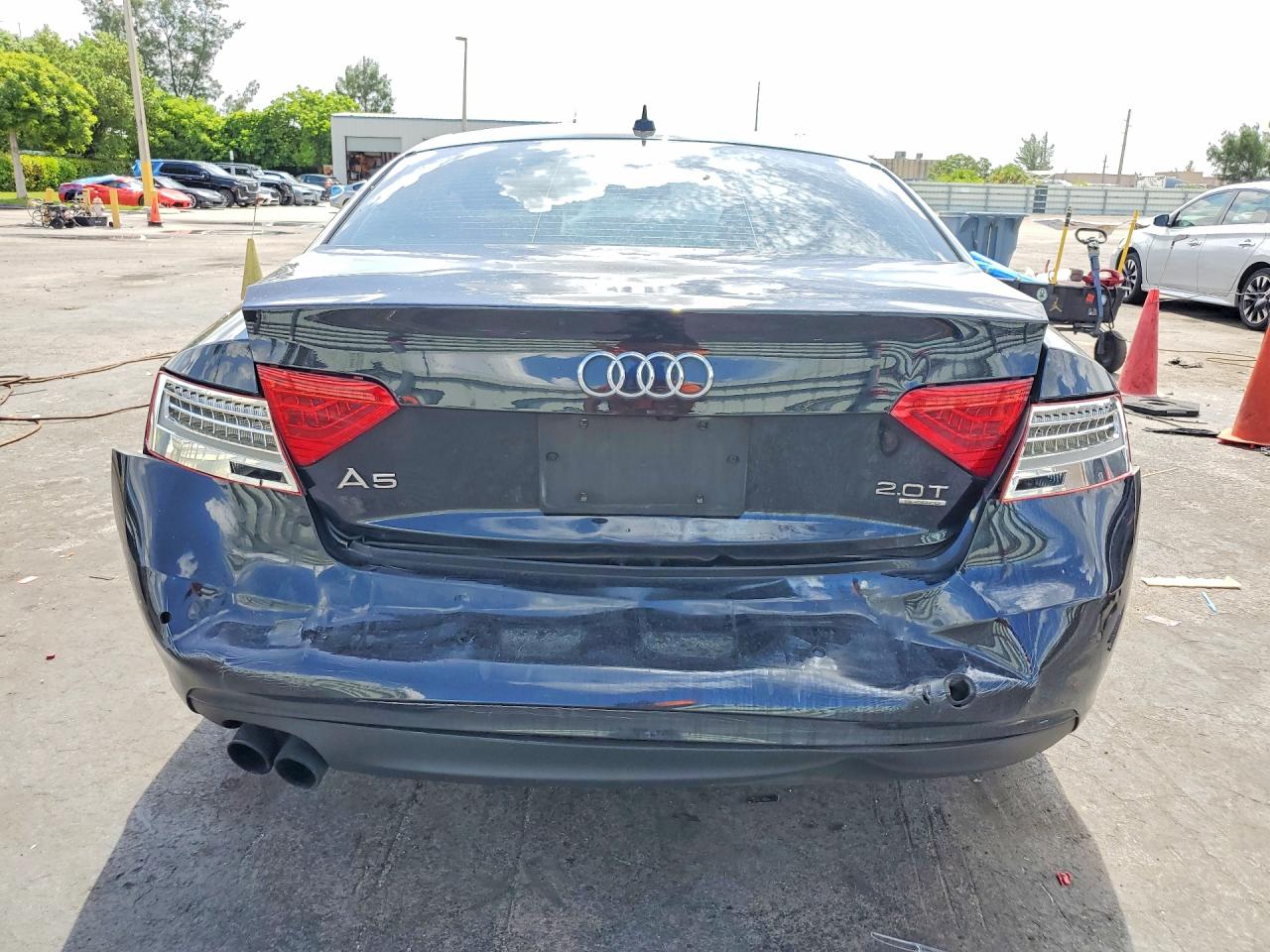 2014 Audi A5 Premium Plus Black vin: WAULFAFRXEA005017