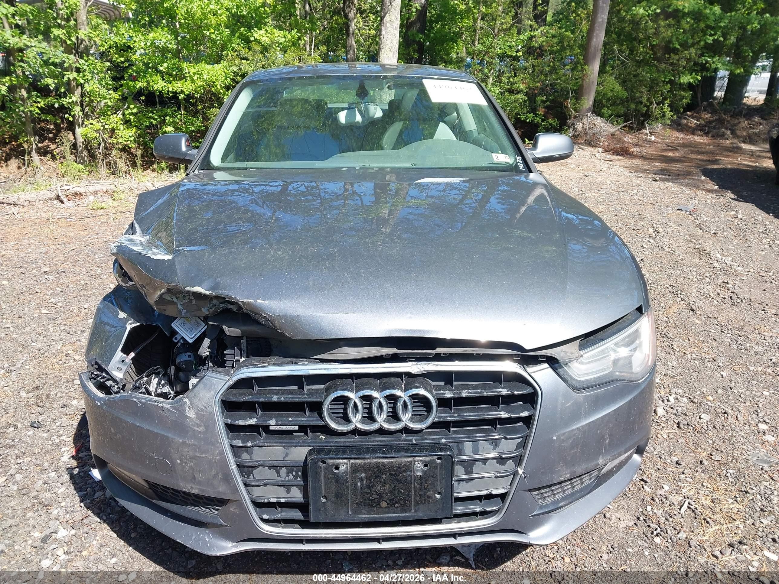 2014 Audi A5 2.0t Premium Gray vin: WAULFAFRXEA039605