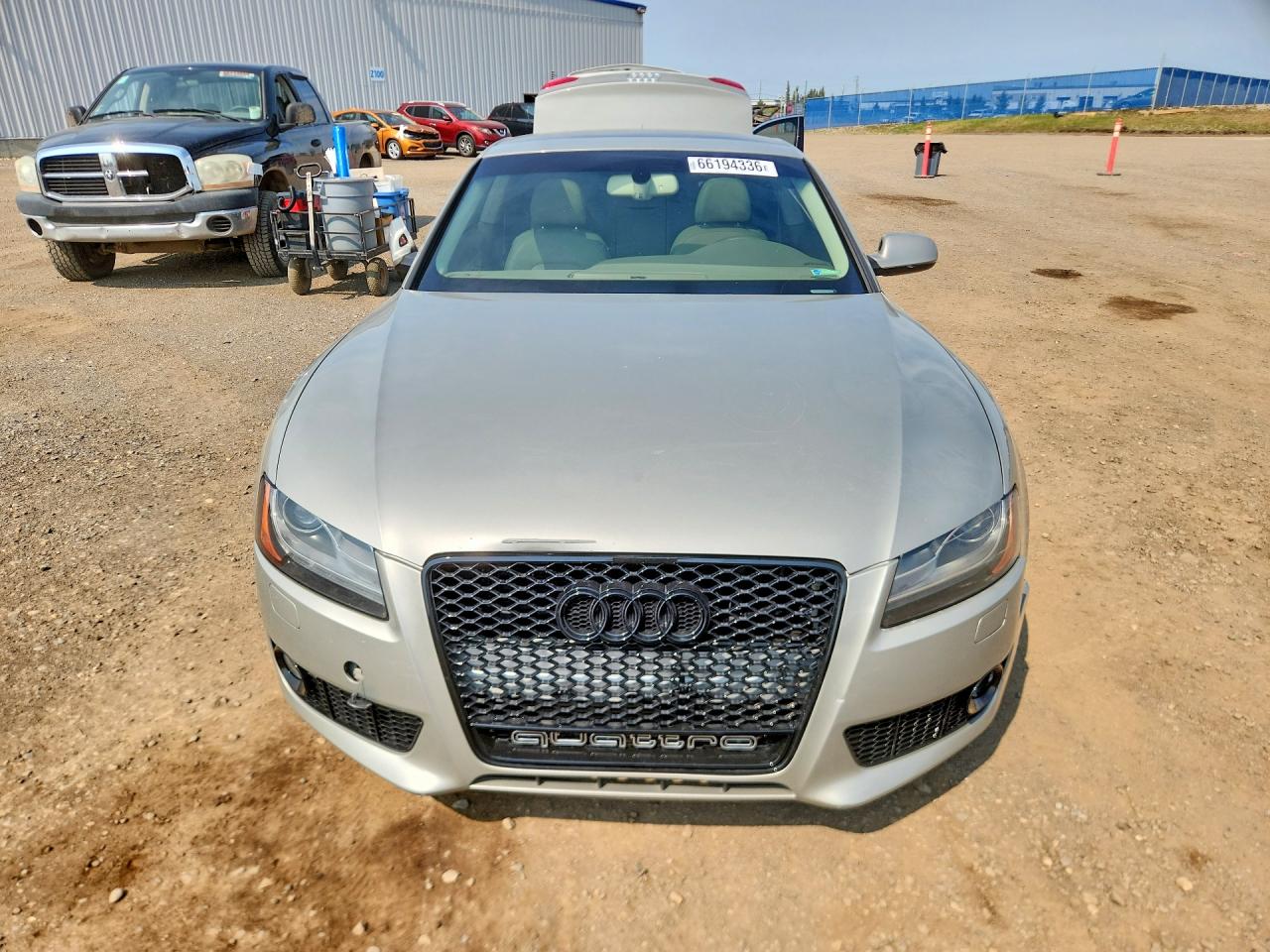 2010 Audi A5 Premium Plus Gray vin: WAULFBFR8AA002049