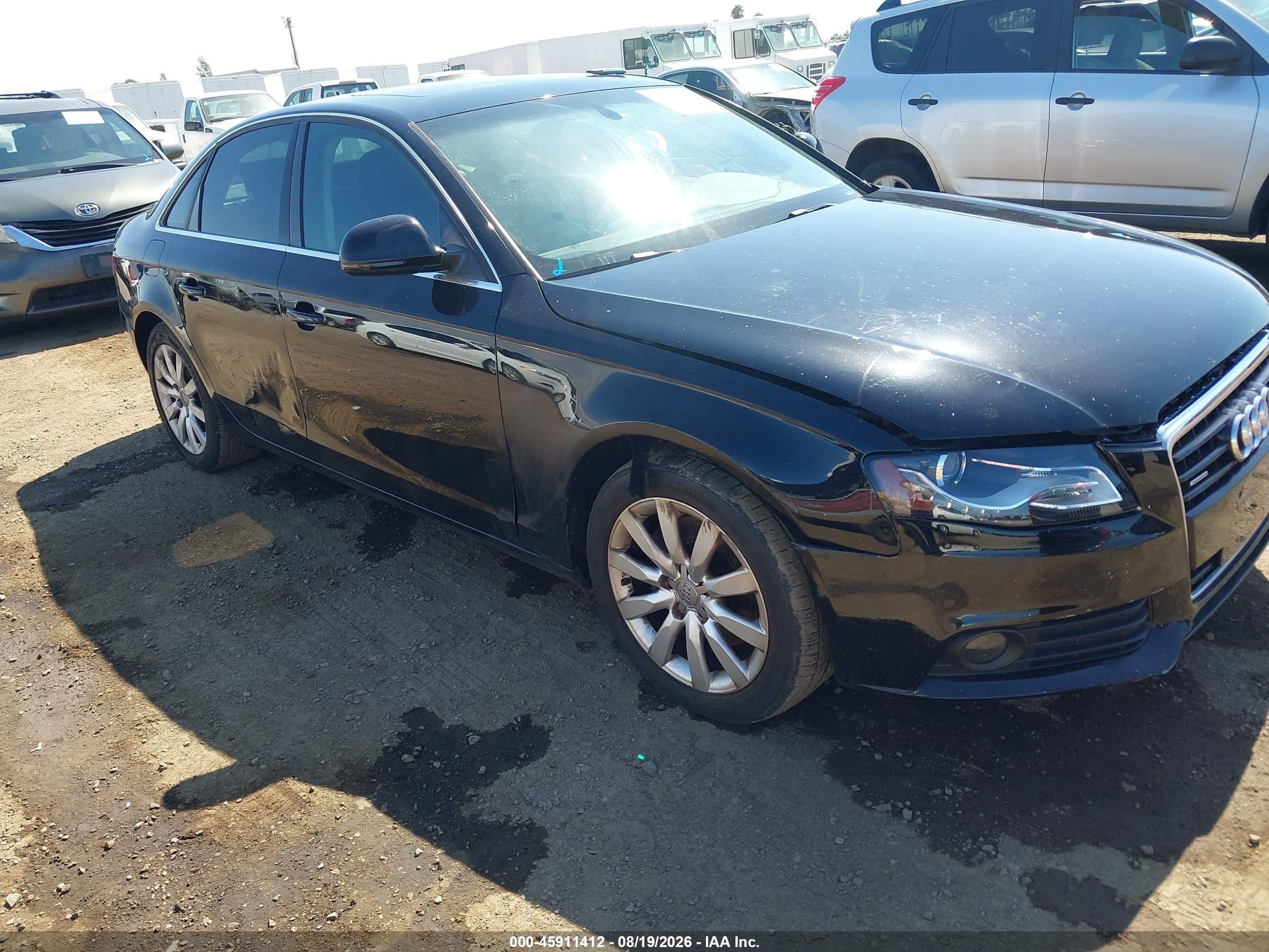 2009 Audi A4 3.2 Premium Plus Black vin: WAULK78K39N006944