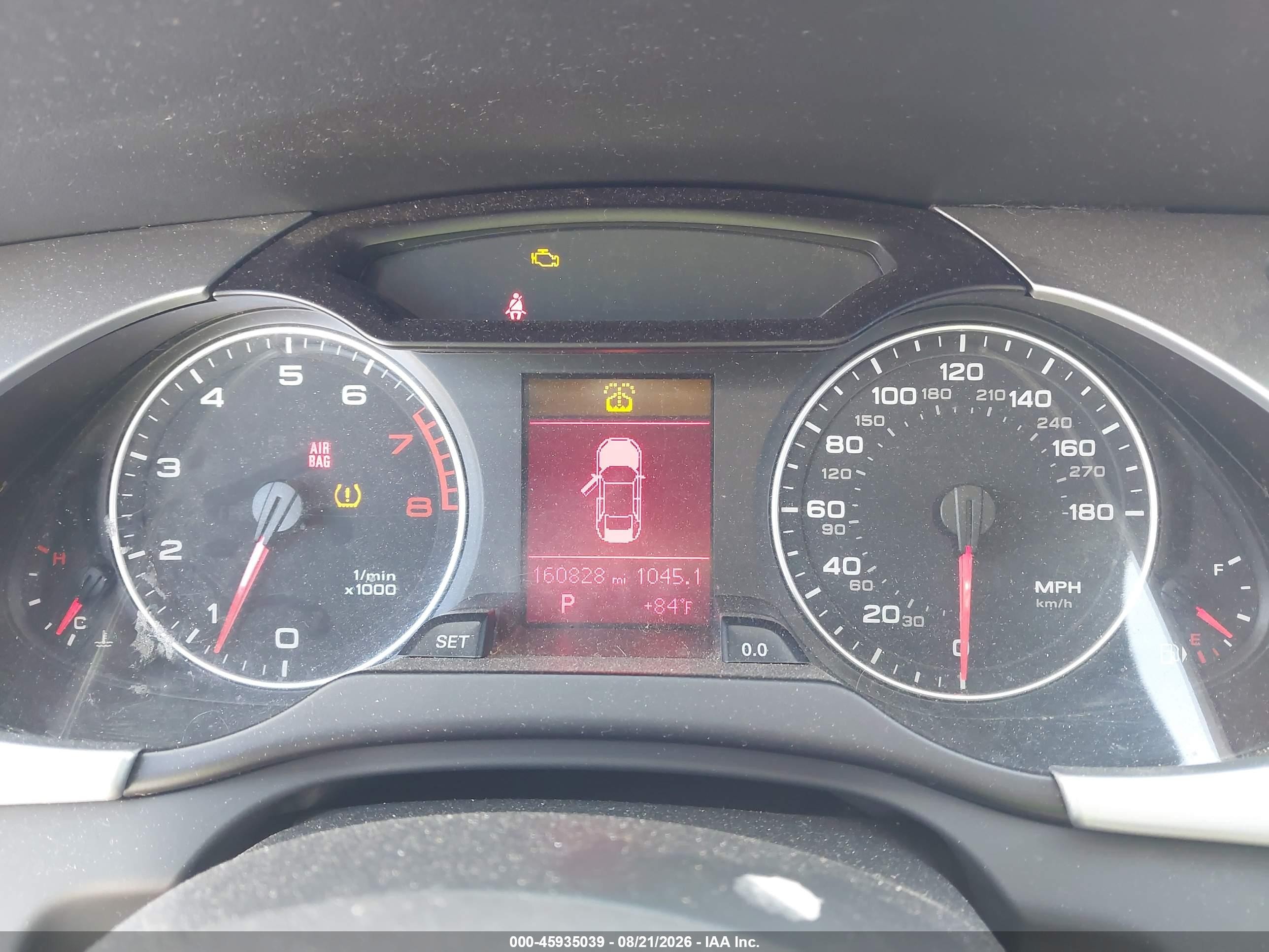 2009 Audi A4 3.2 Premium Plus Белый vin: WAULK78KX9A105851