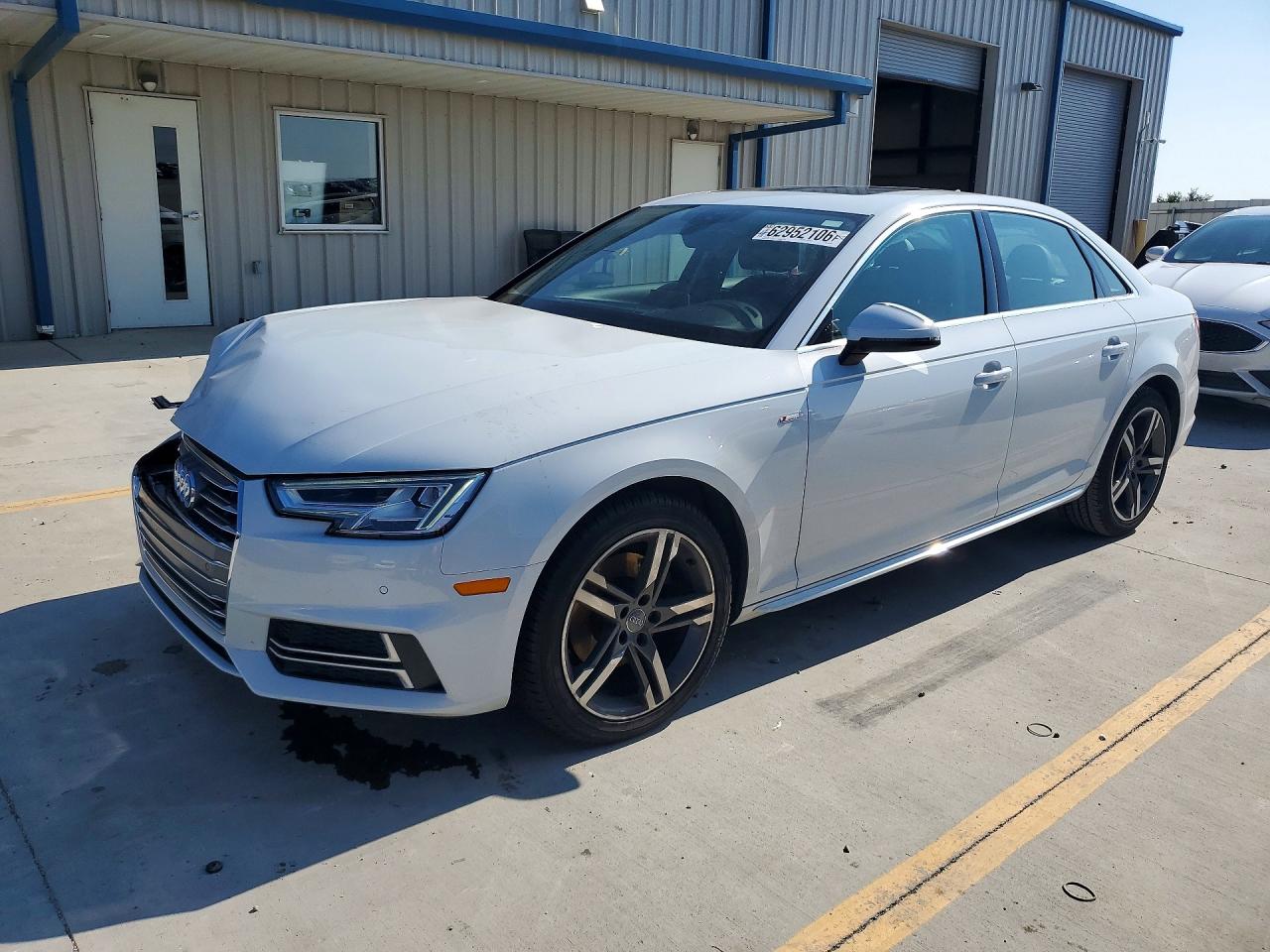2018 Audi A4 Premium Plus White vin: WAULMAF41JA221200