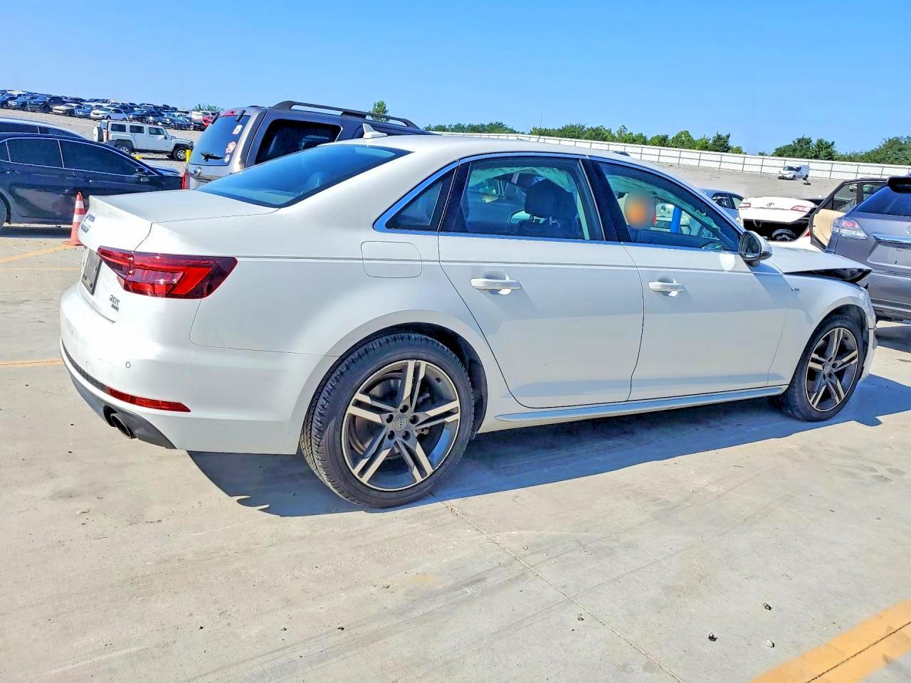 2018 Audi A4 Premium Plus White vin: WAULMAF41JA221200