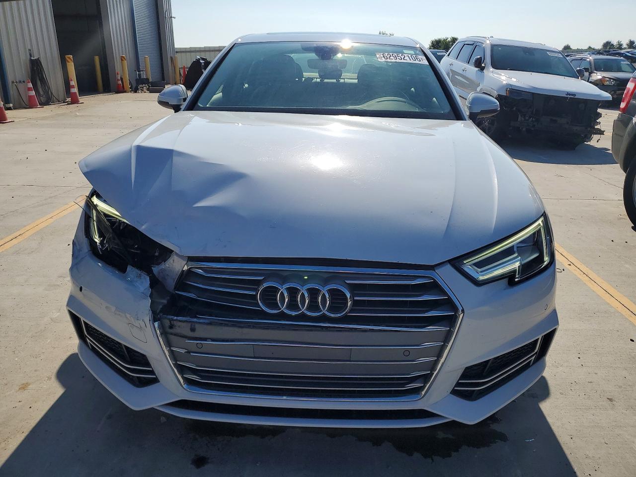 2018 Audi A4 Premium Plus White vin: WAULMAF41JA221200