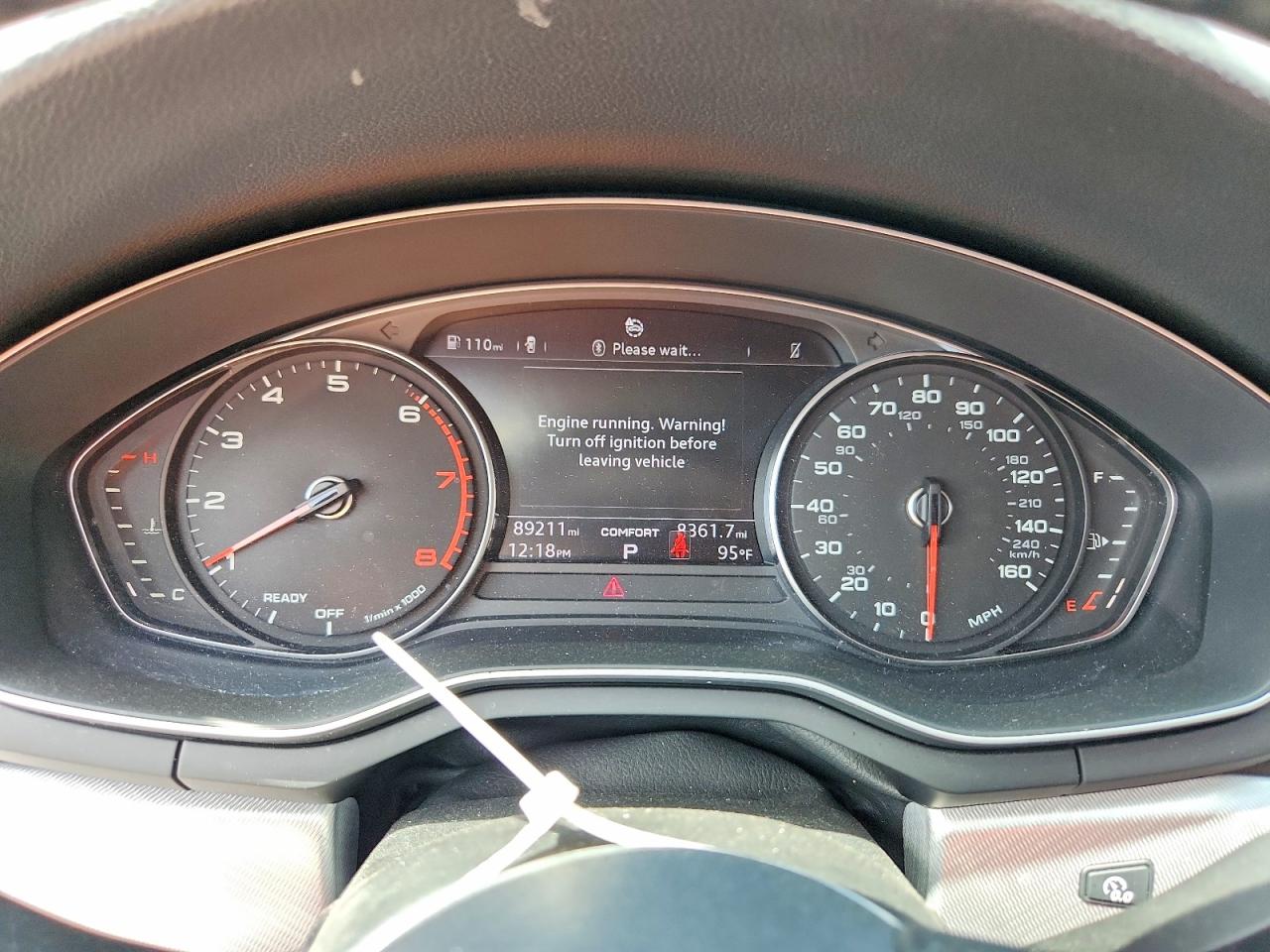 2018 Audi A4 Premium Plus White vin: WAULMAF47JA093741