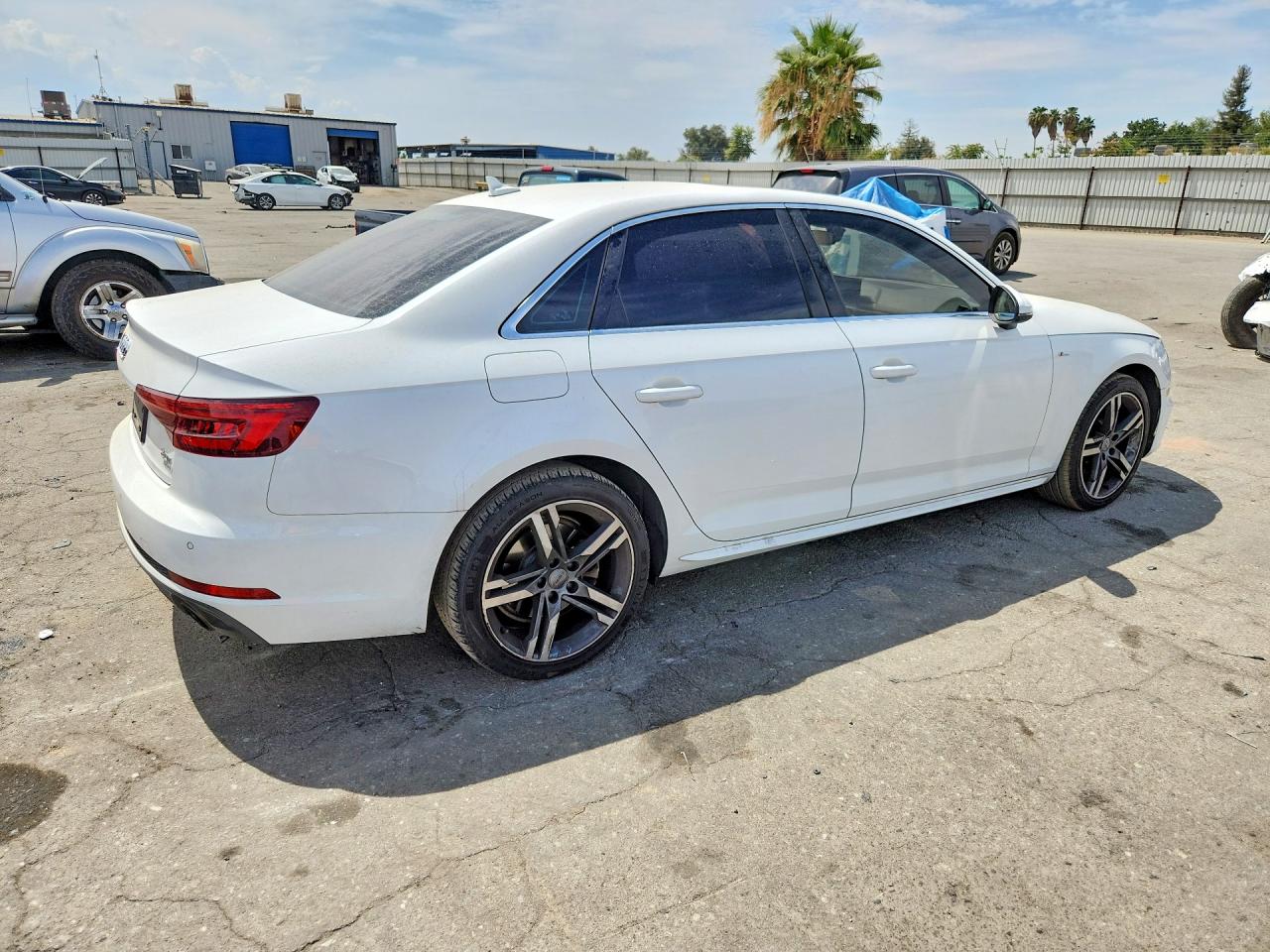 2018 Audi A4 Premium Plus White vin: WAULMAF47JA093741