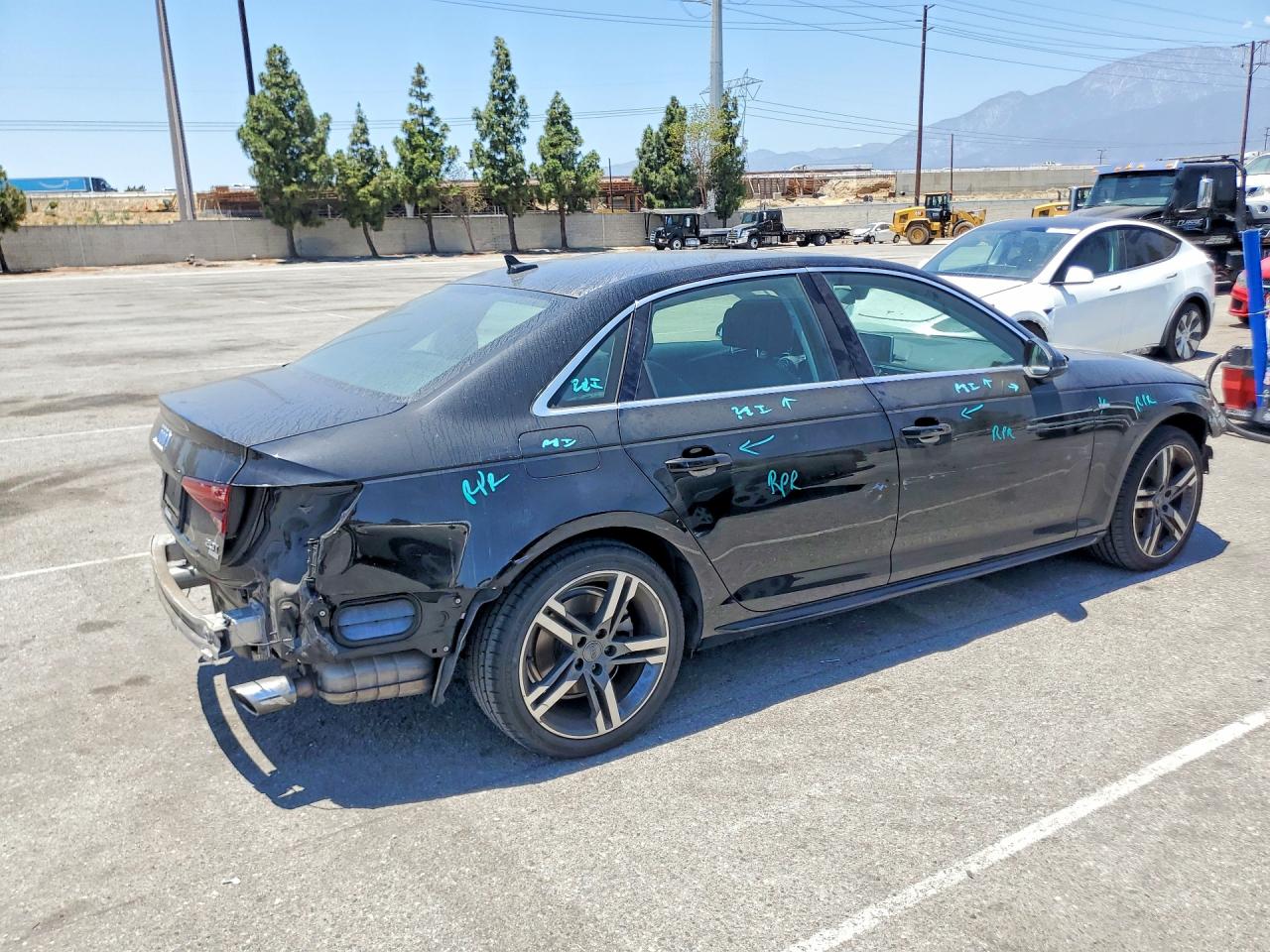 2018 Audi A4 Premium Plus Black vin: WAULMAF47JN005571